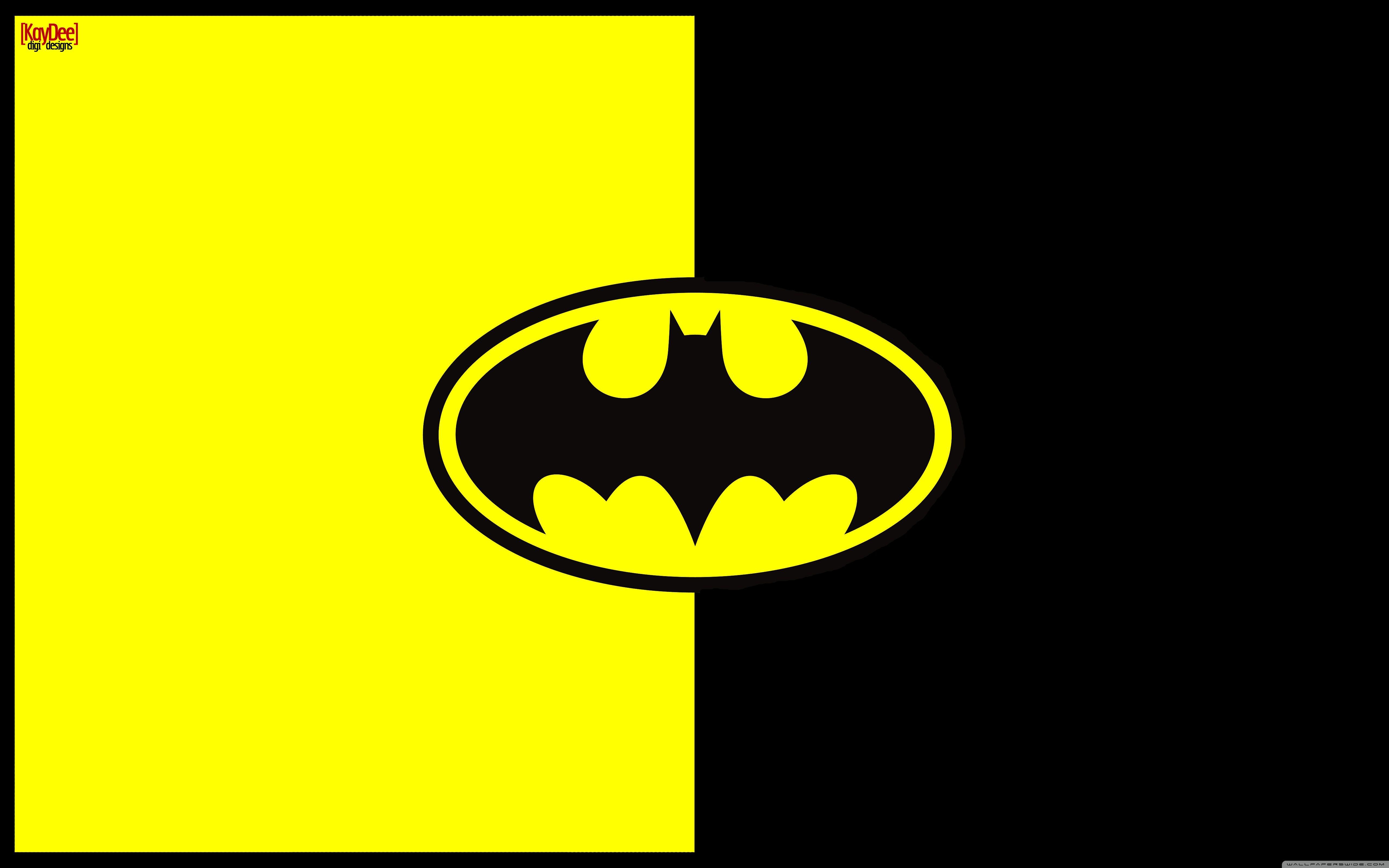 Batman Logo Illustration ❤ 4K HD Desktop Wallpaper for • Wide