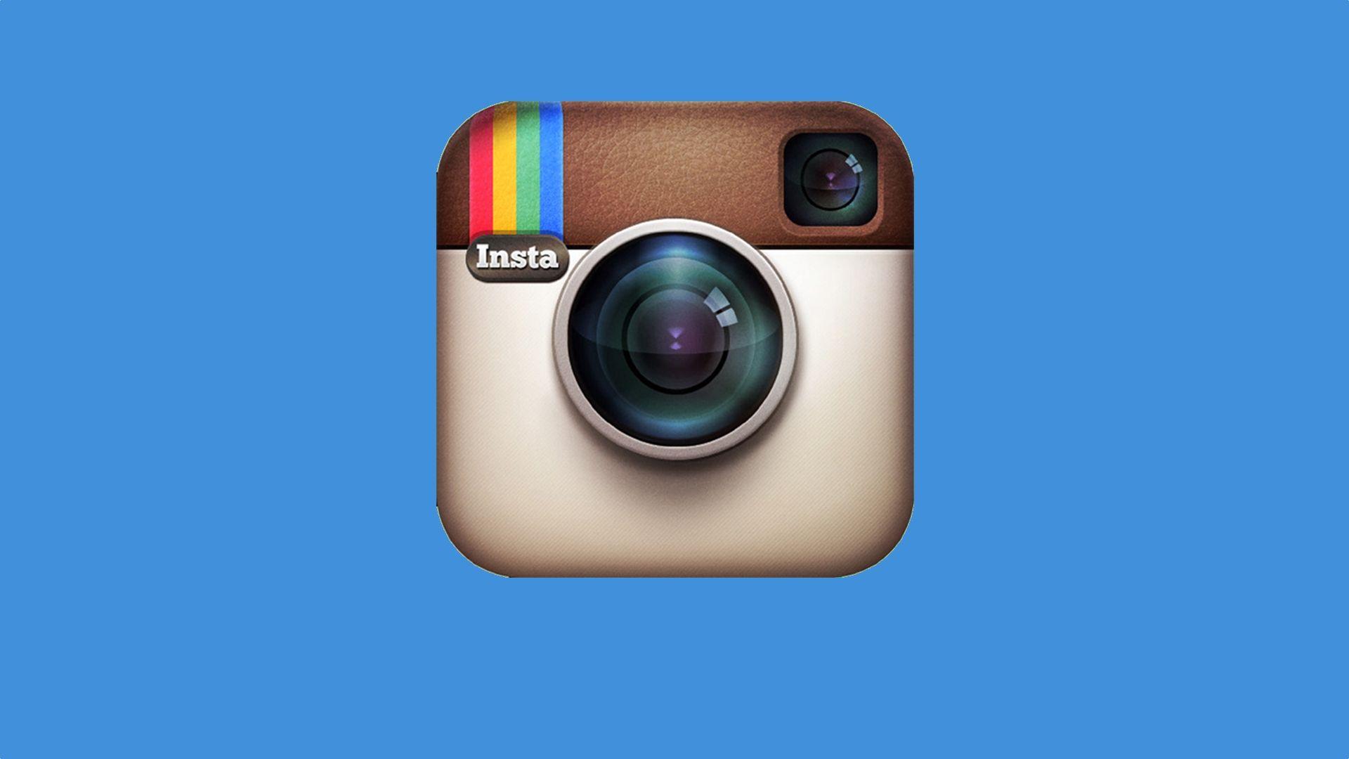 Instagram logo, symbol, background wallpaper download