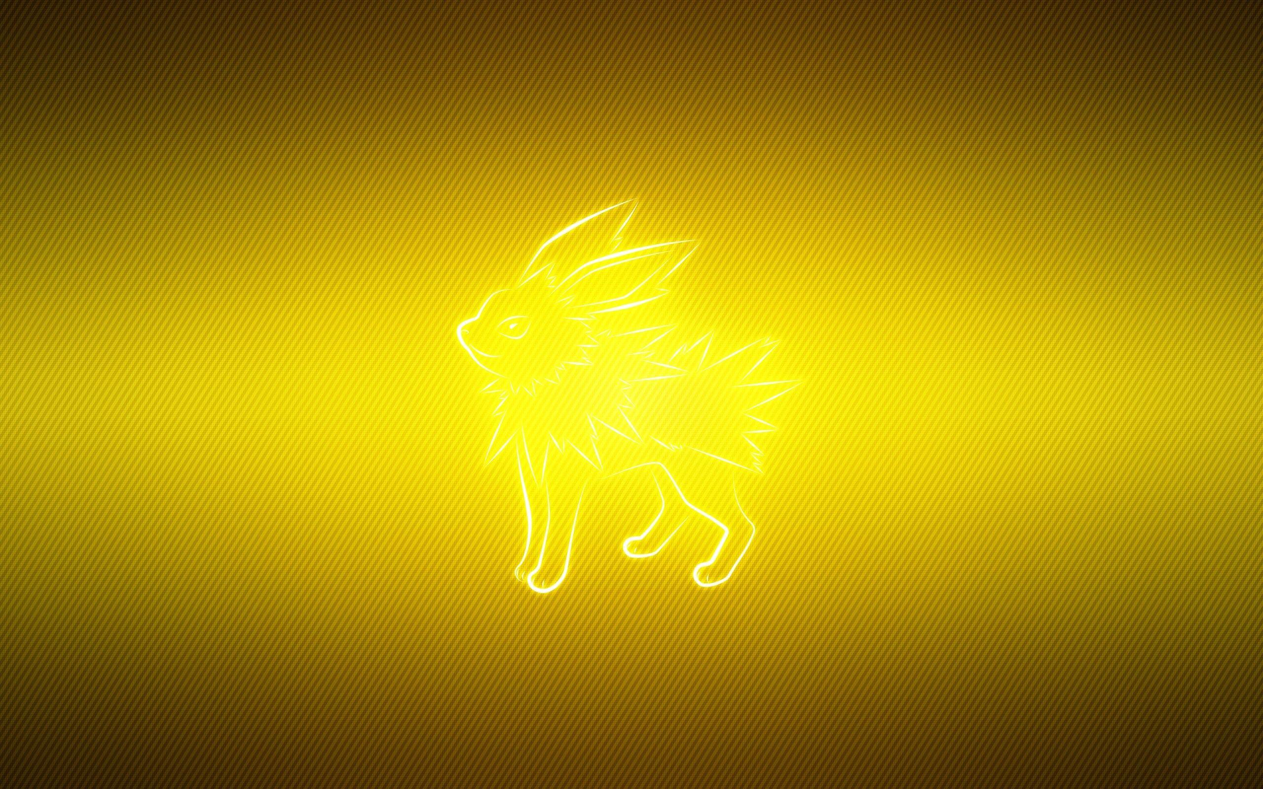 Download Wallpaper 2560x1600 Pokemon, Yellow, Black, Jolteon
