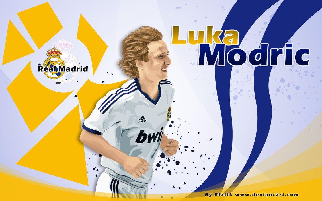 Real Madrid Luka Modrić Exclusive HD Wallpaper