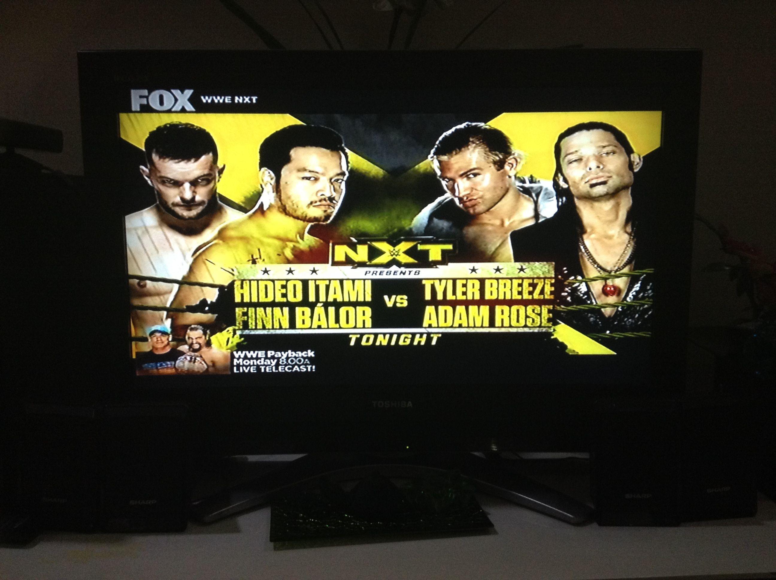 WWE NXT image Hideo Itami and Finn Bálor vs. Tyler Breeze