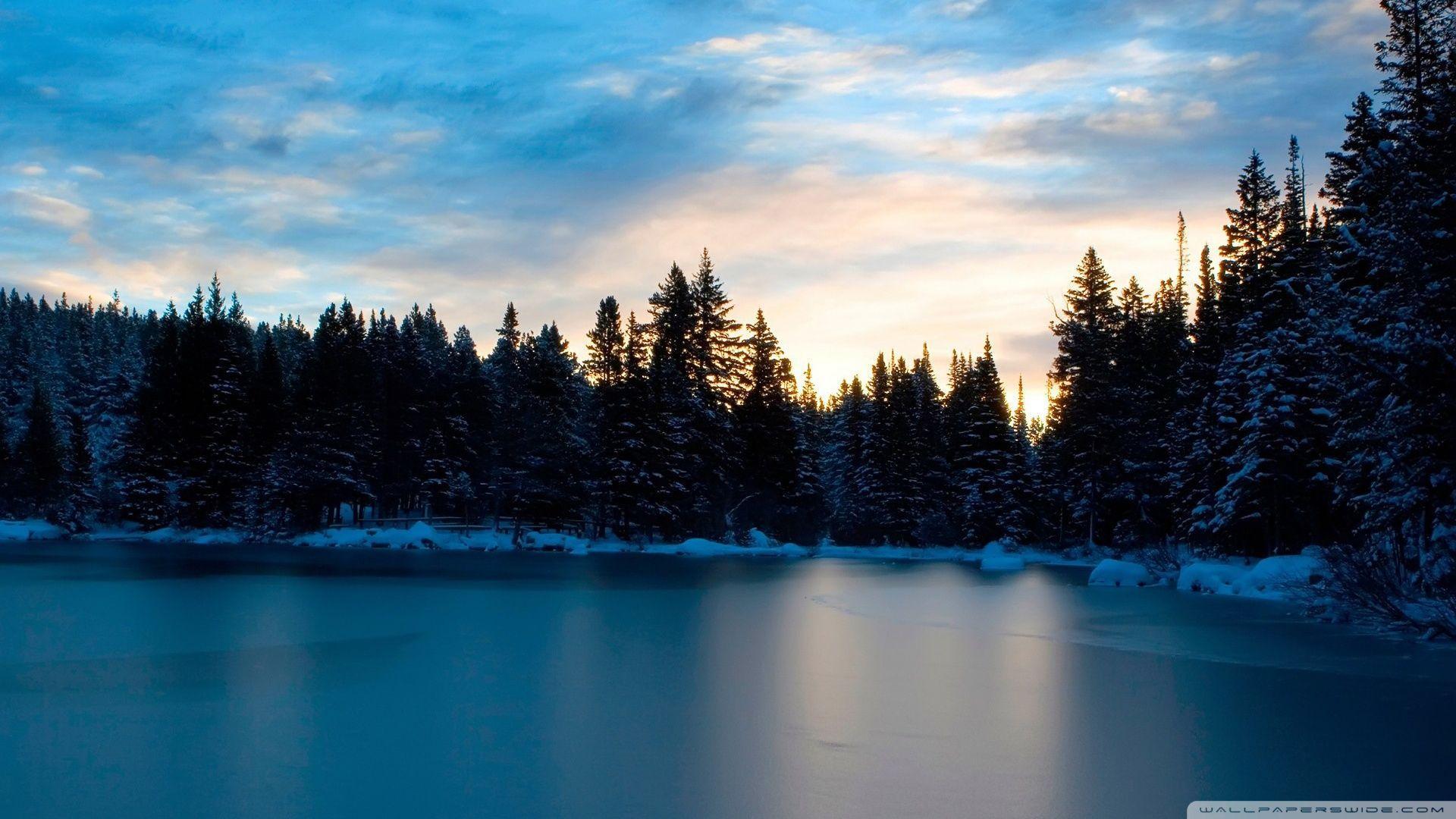 Frozen Lake HD desktop wallpaper, Widescreen, High Definition