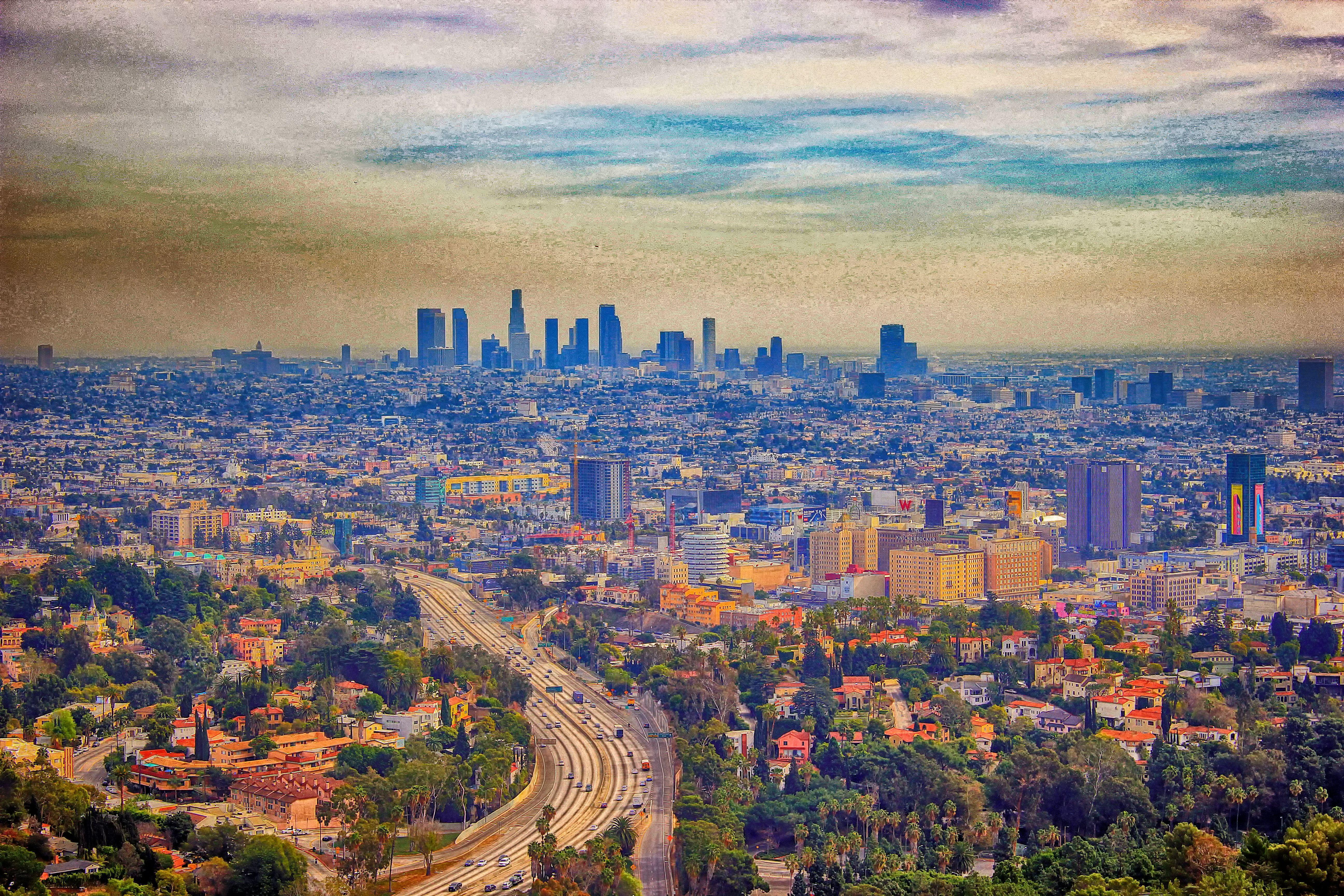 Los Angeles City Cityscape Wallpapers Hd Desktop And Mobile Backgrounds ...