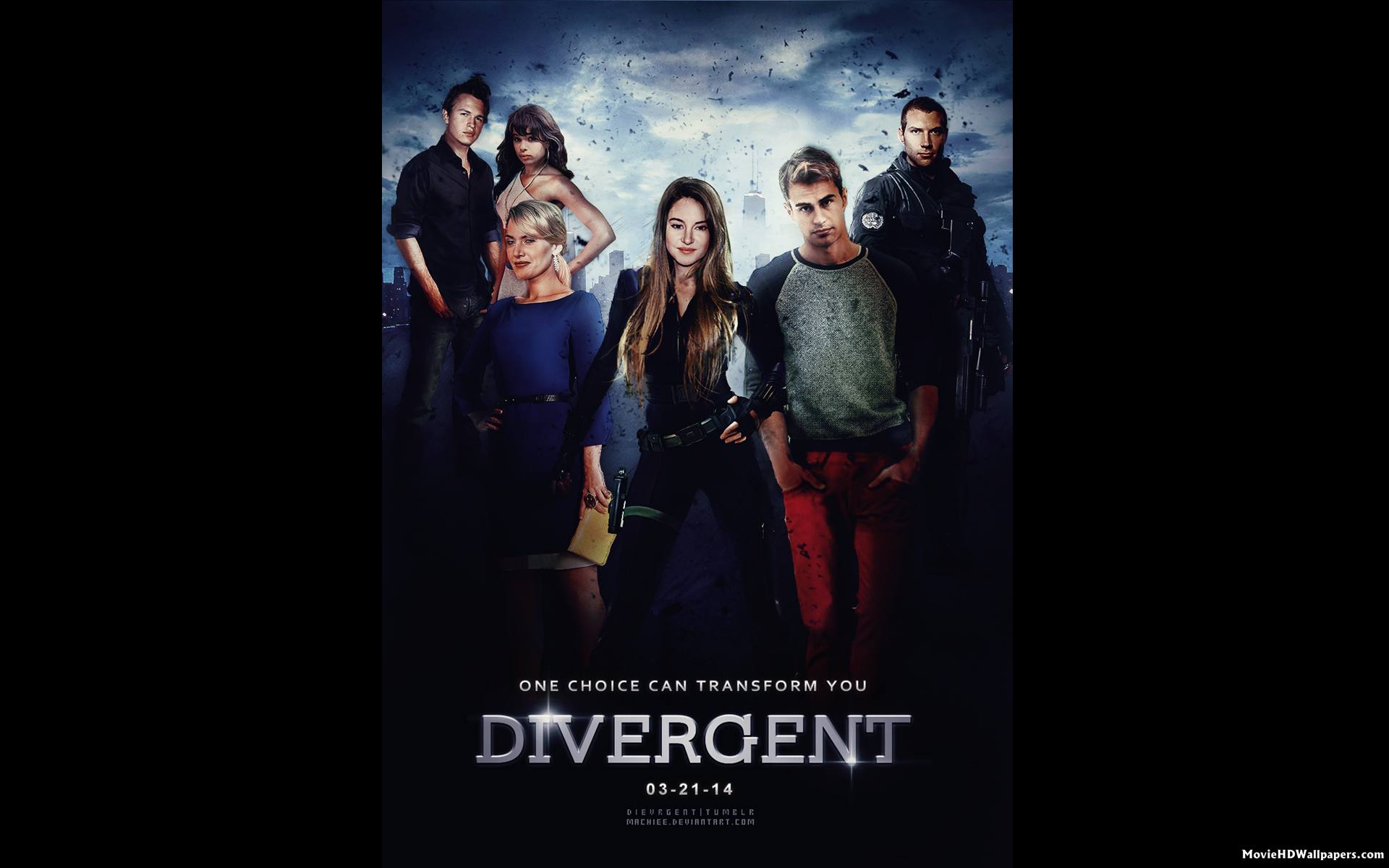Divergent 2014 Poster HD. Movie HD Wallpaper