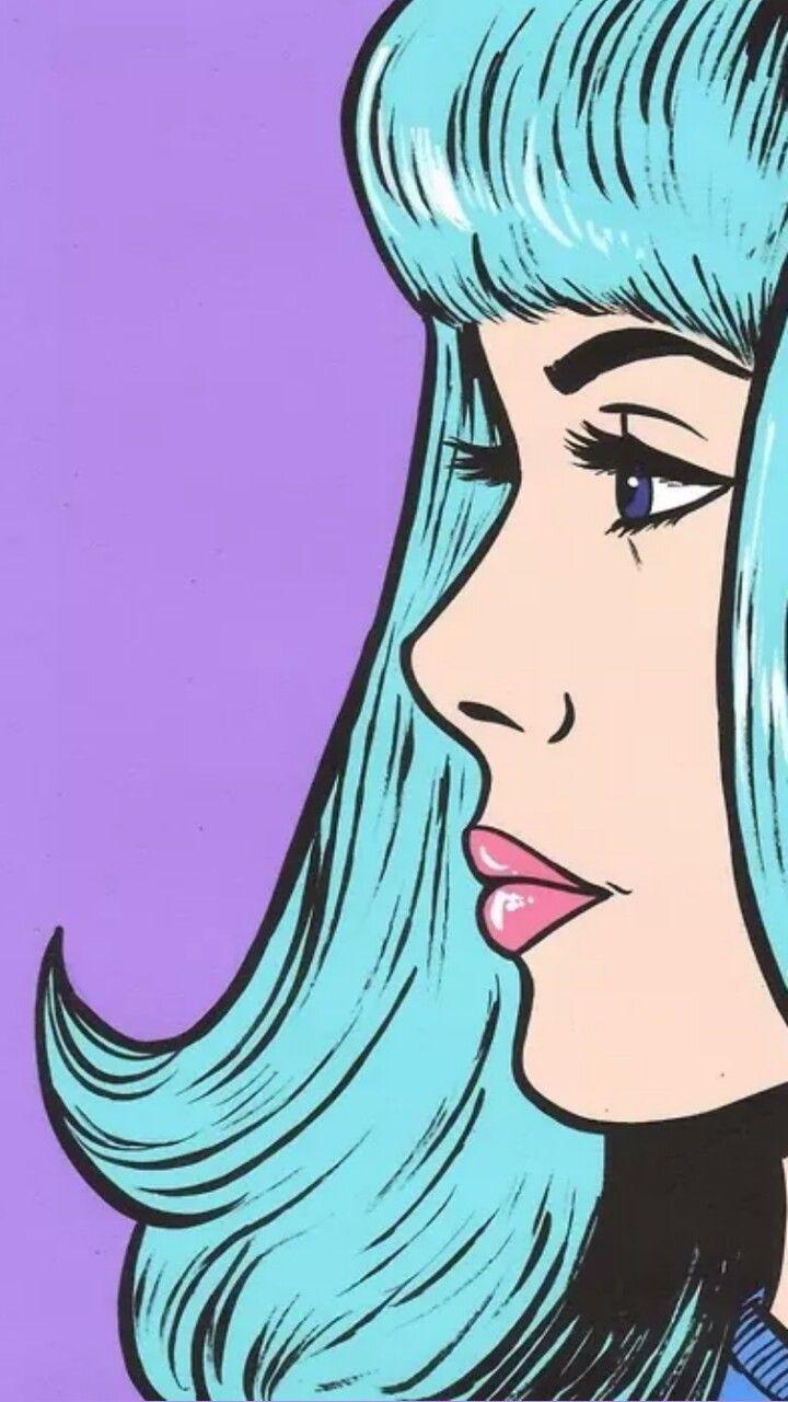 Cool Aesthetic iPhone Tumblr Wallpaper Pop Art Girl picture