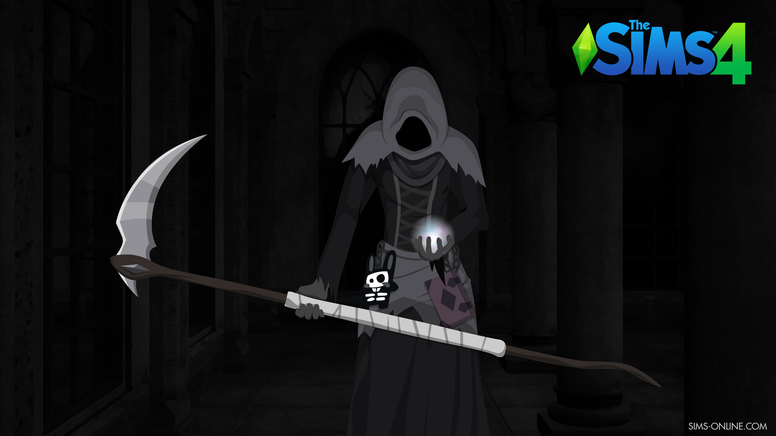 The Sims 4 Grim Reaper Wallpaper
