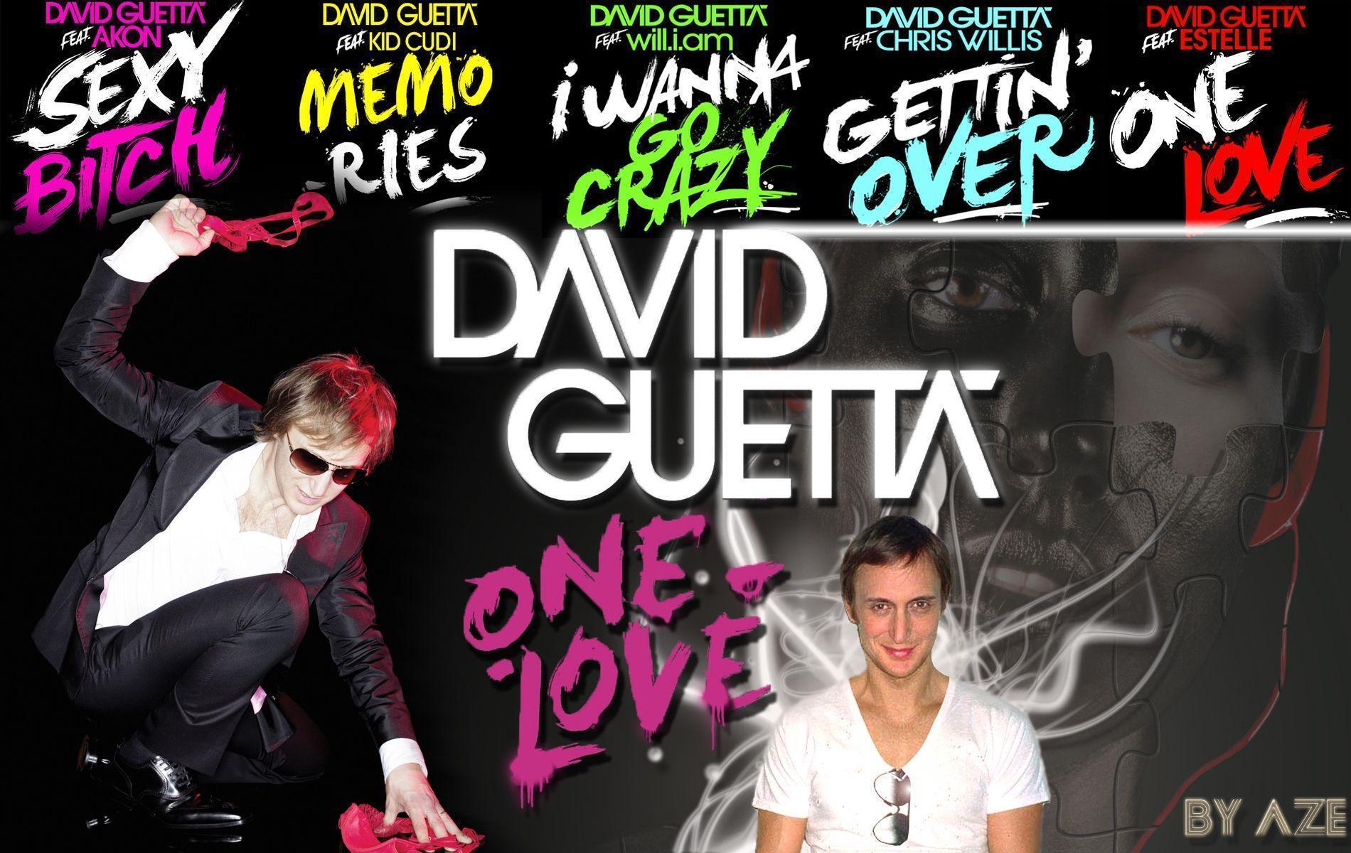 David Guetta on background printing wallpaper and image