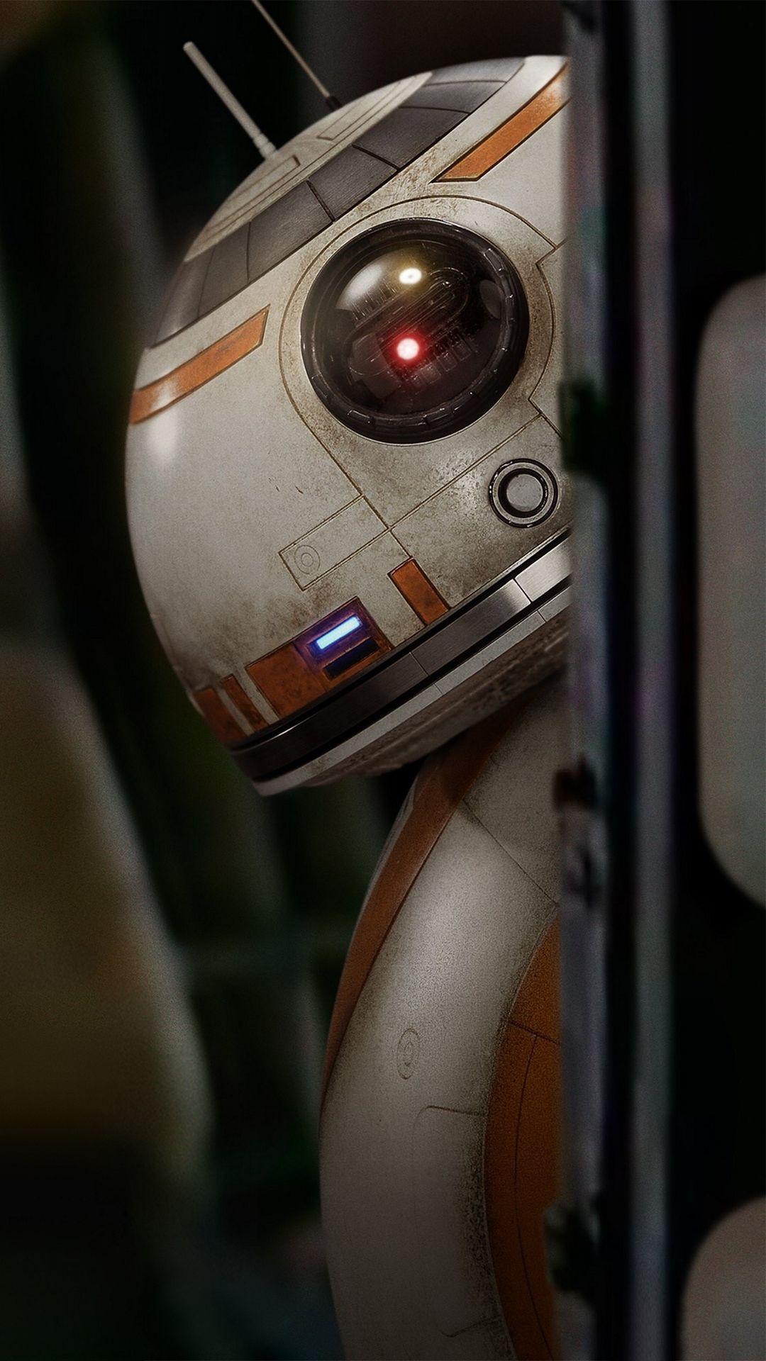 BB8 lockscreen wallpaper Designed for iPhone to look like hes  illuminating the time Msg me for PSD or download links  rStarWars