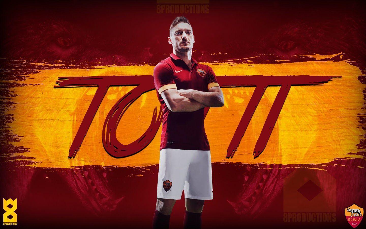 Productions: Totti Roma wallpaper wolf