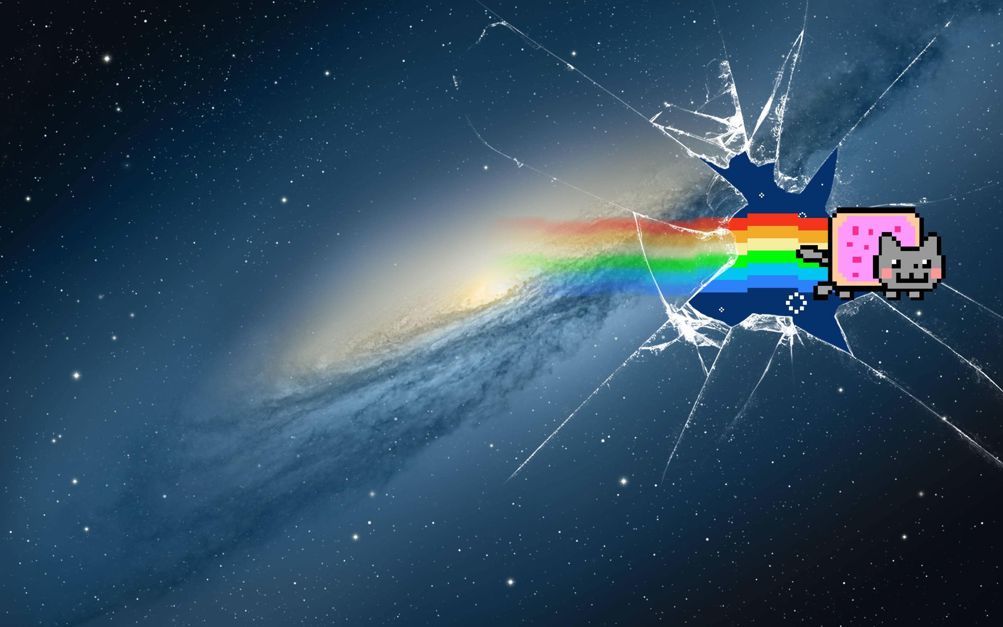 Free Download Nyan Cat Background. HD Wallpaper, Background