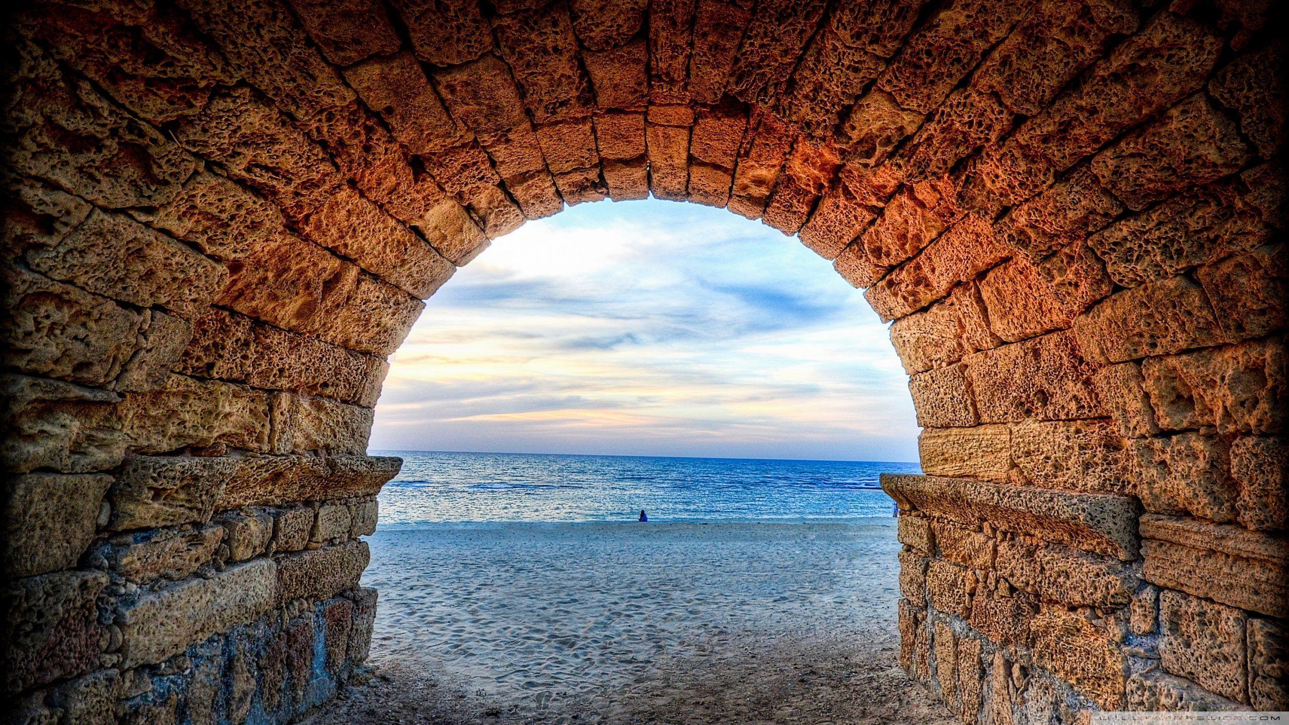 Caesarea, Israel HD desktop wallpaper, Widescreen, High