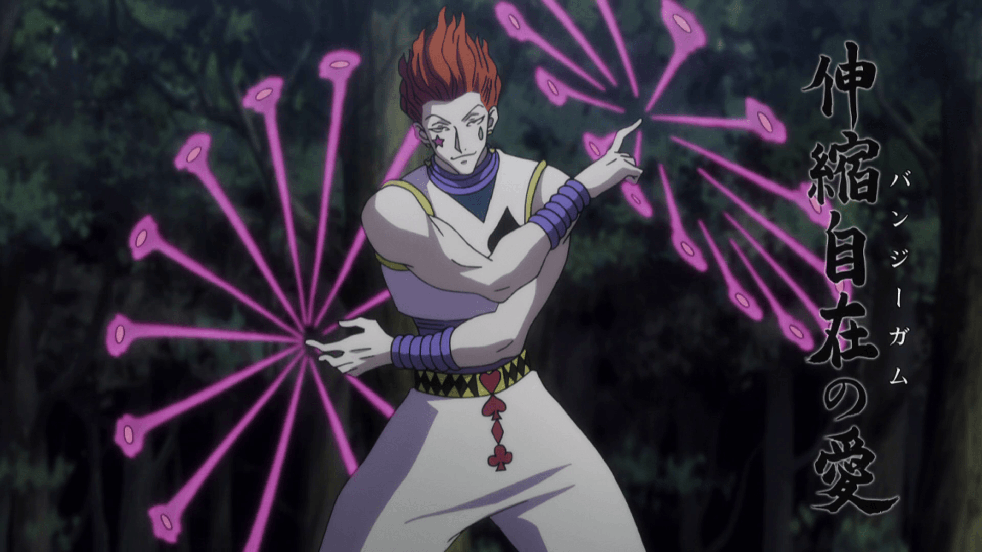 image about Hisoka. Chibi, Hair down and Hunters