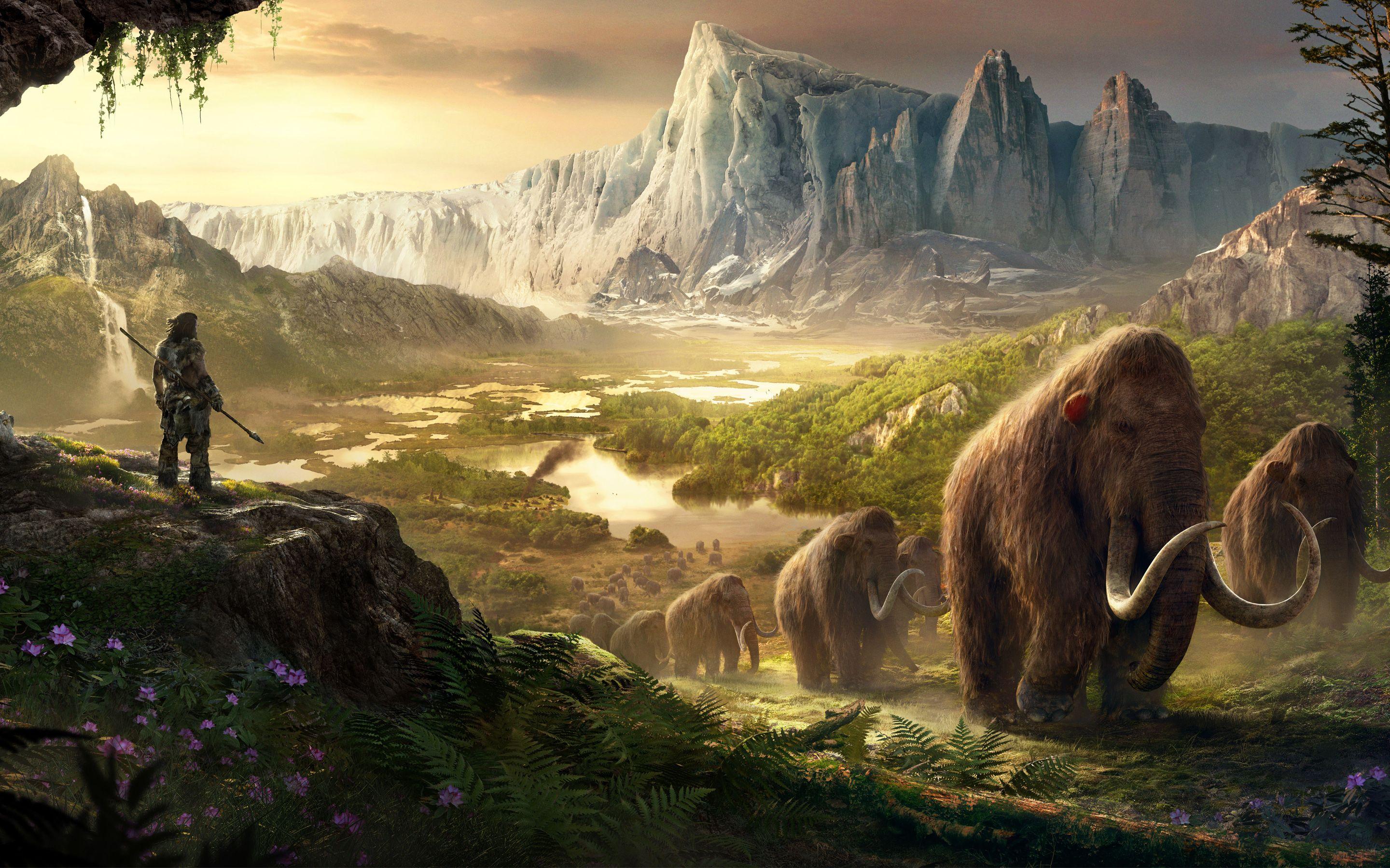 Takkar Mammoths Far Cry Primal Wallpaper