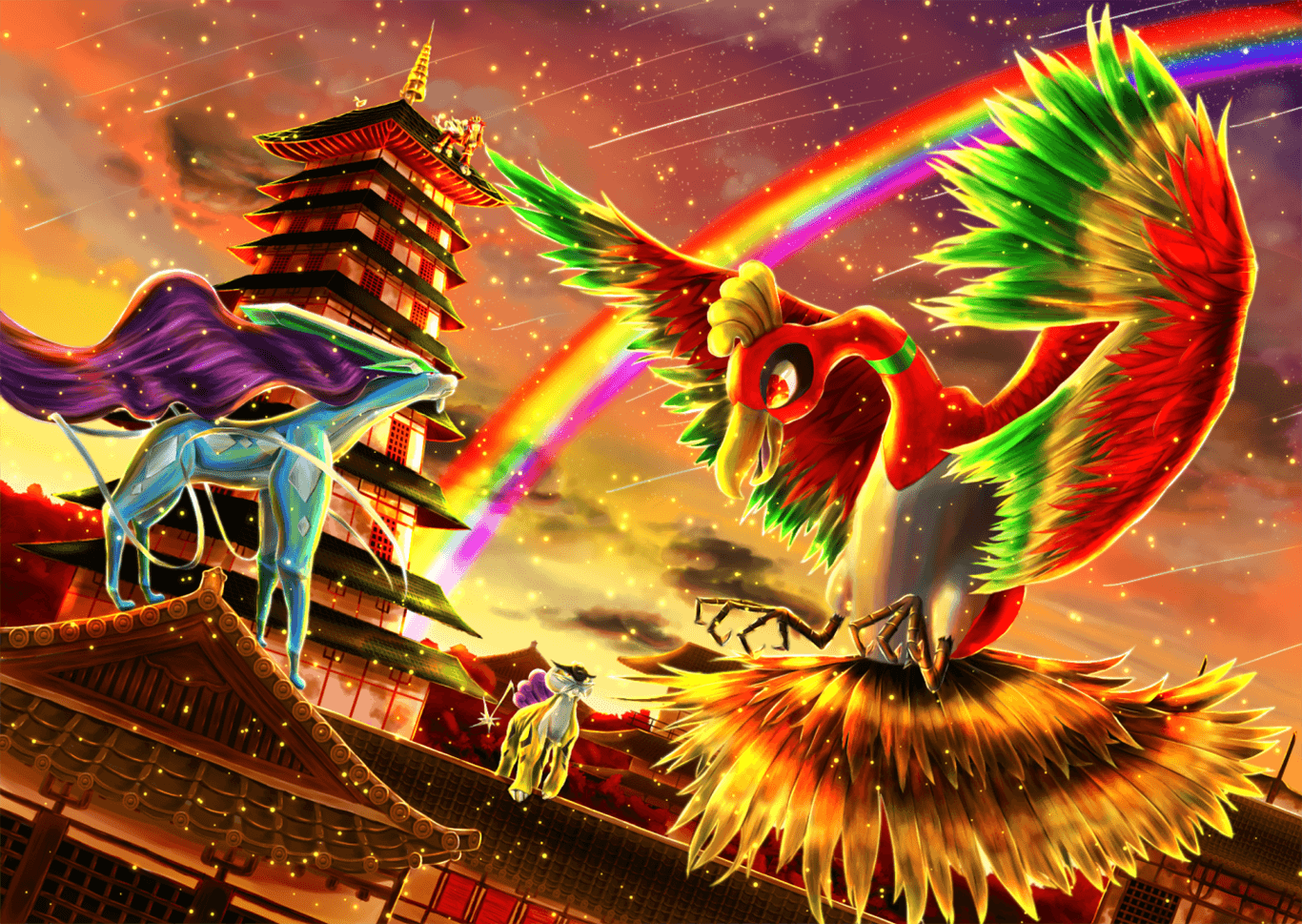 Ho Oh (Pokémon) HD Wallpaper And Background Image