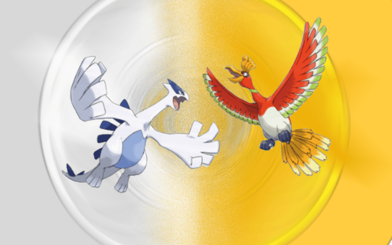 Download Lugia With Hoothoot And Ho-Oh Wallpaper