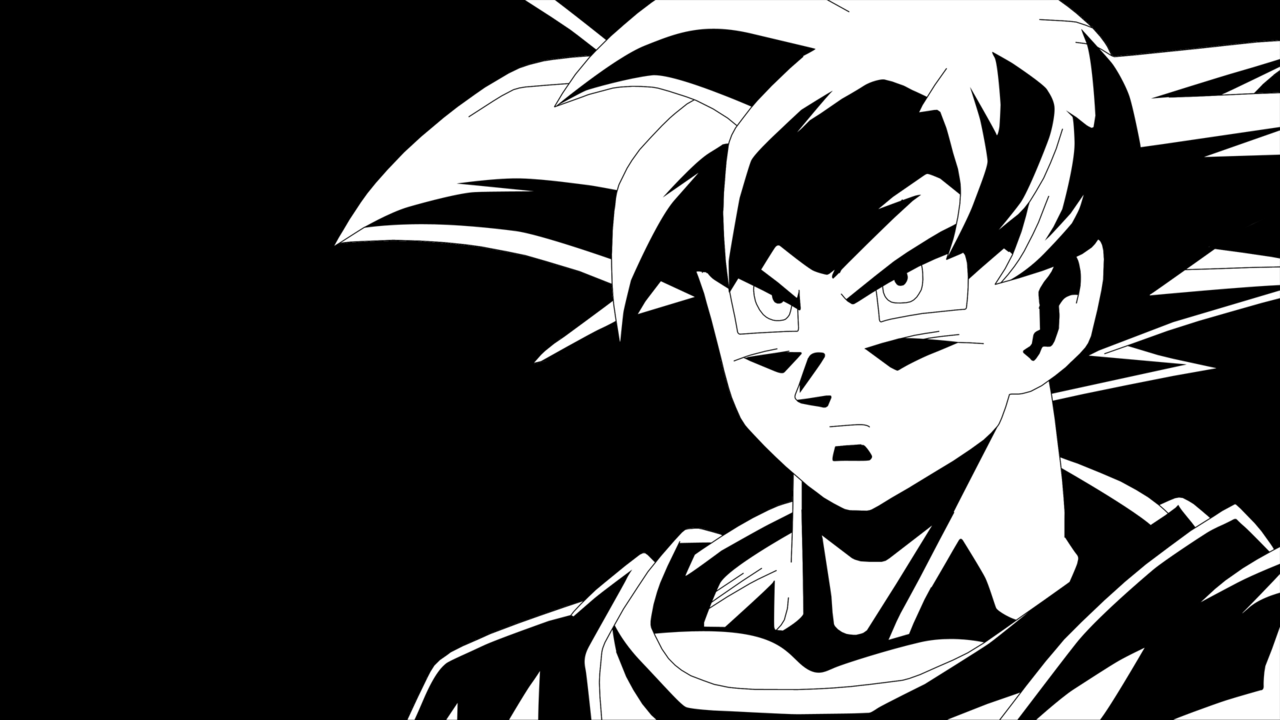 Dragon Ball Z Black And White Wallpapers Wallpaper Cave