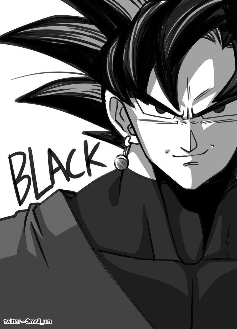 black goku HD wallpaper 2016