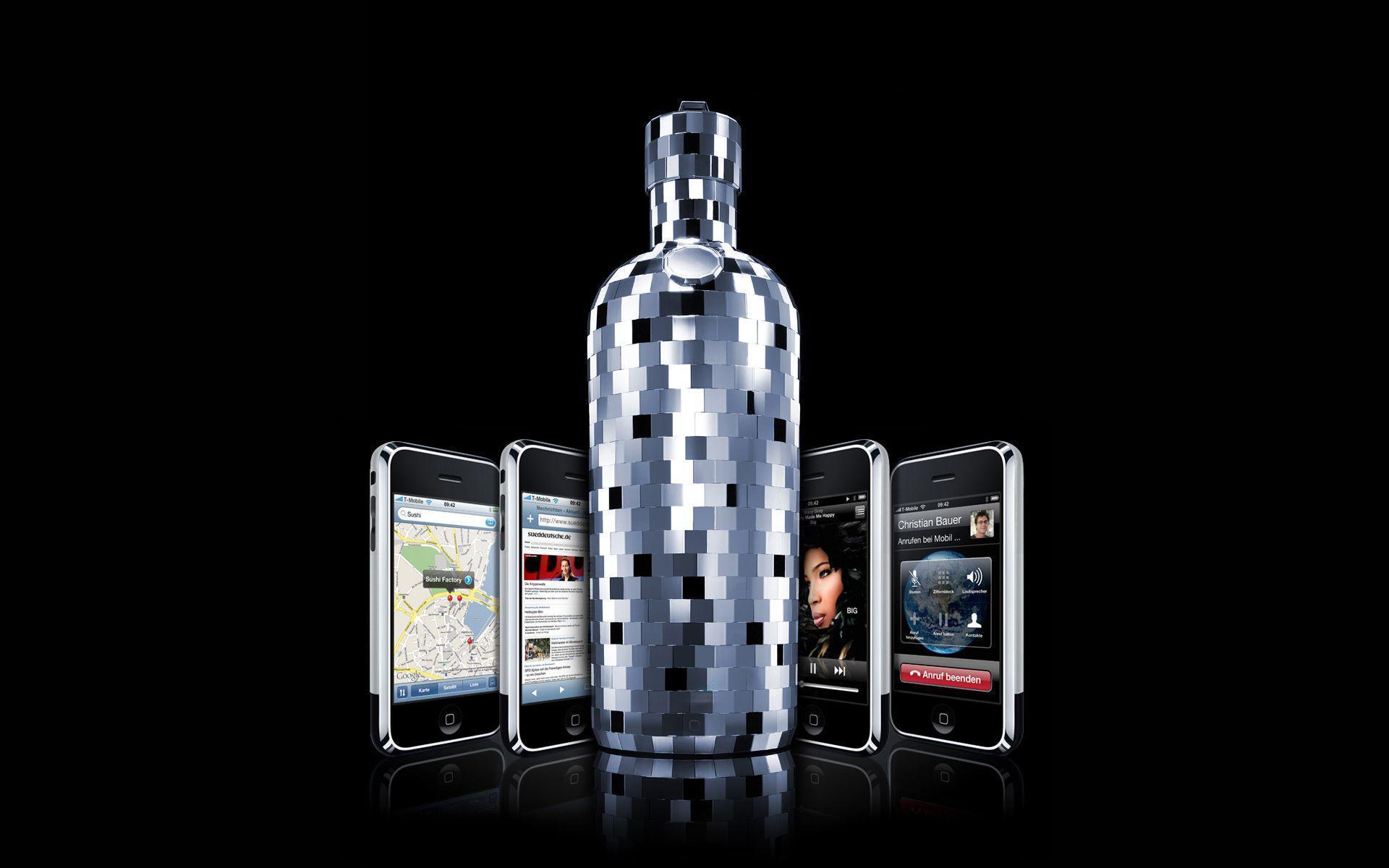 Full HD Wallpaper + Advertisements, Food and Drinks, Absolut