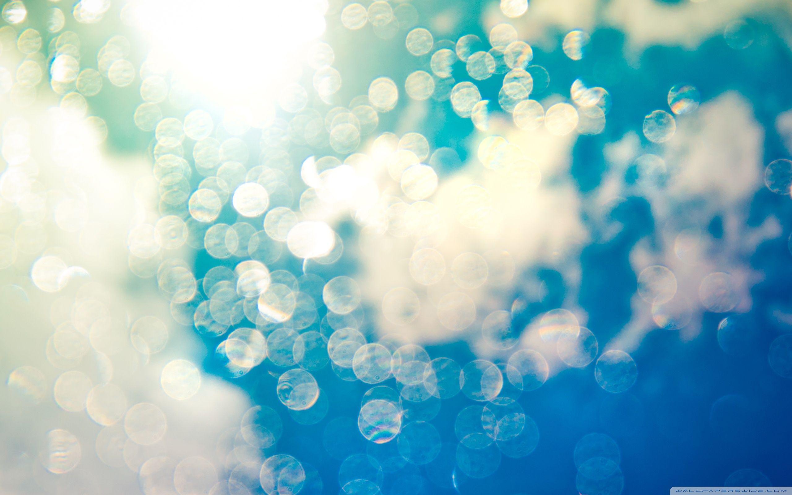 Rain Bokeh HD desktop wallpaper, High Definition, Fullscreen