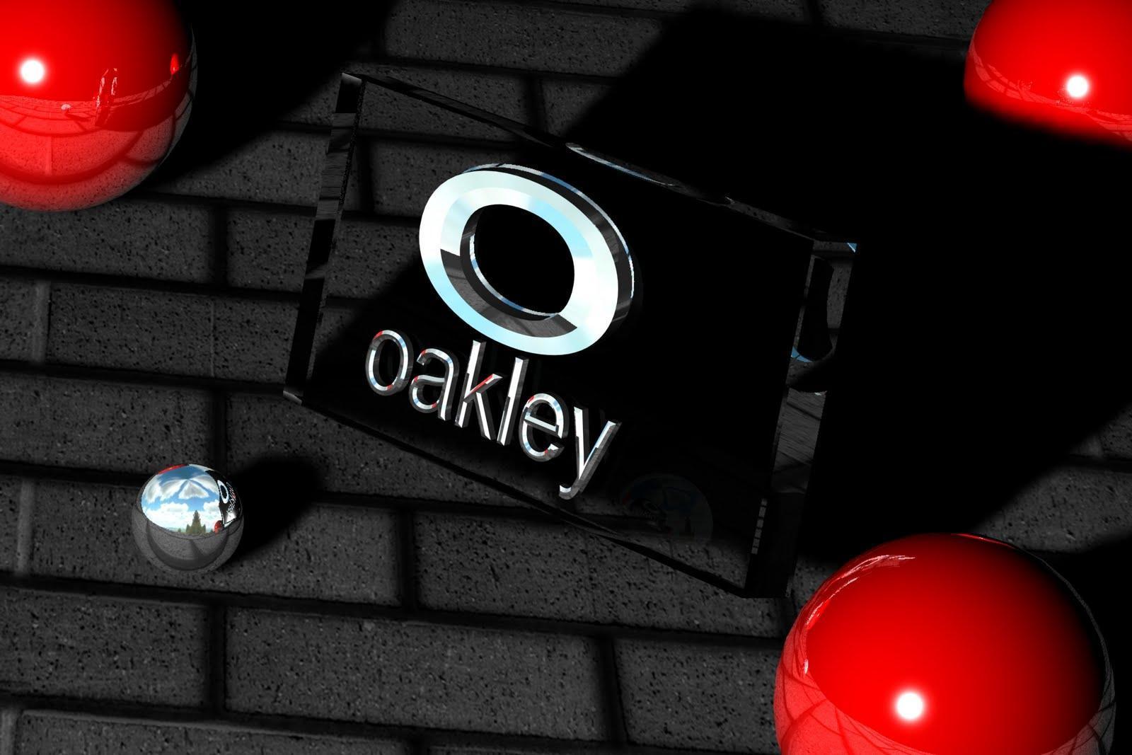 oakley red logo wallpaper