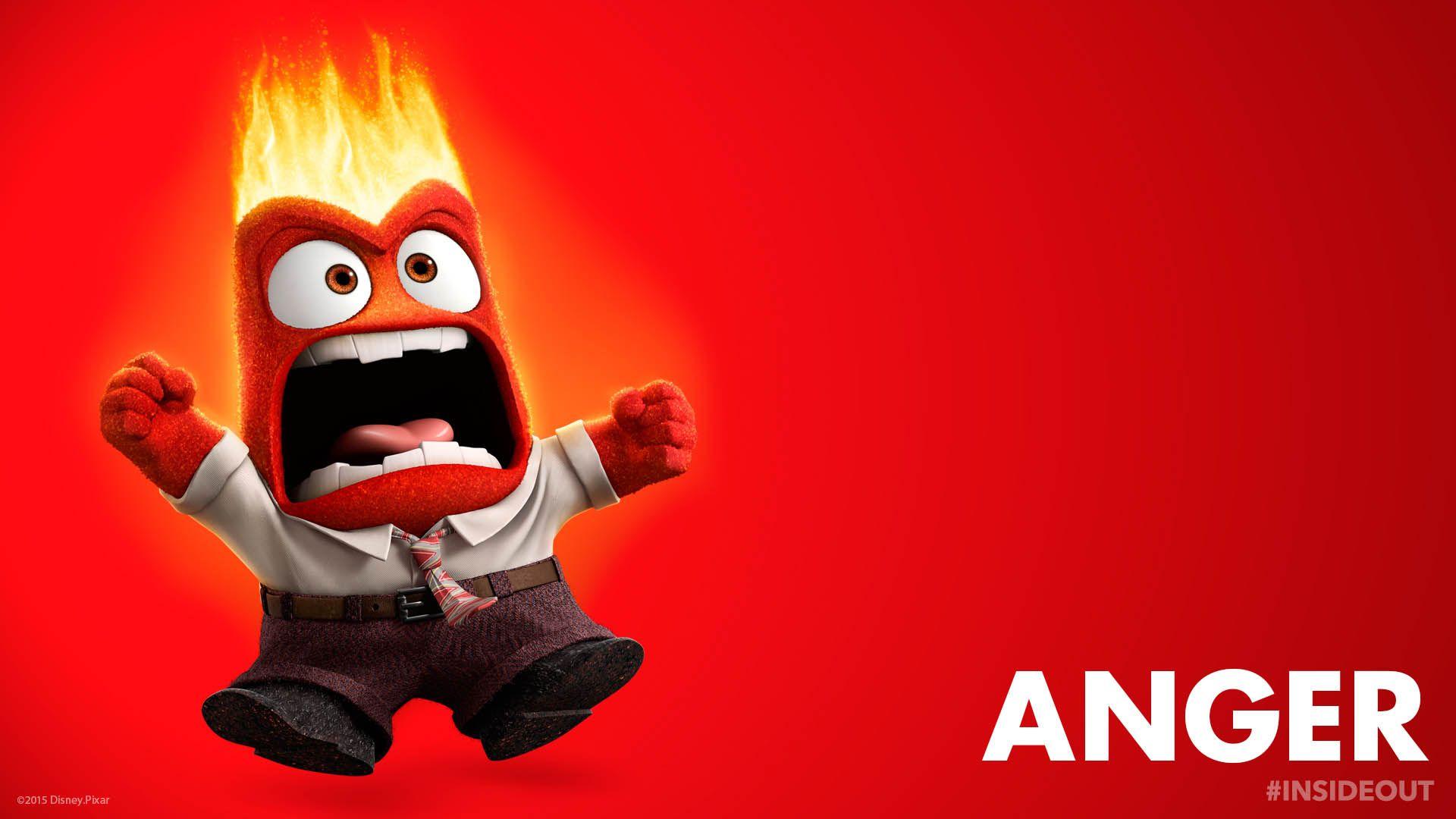 Inside Out character: Anger Pixar HD
