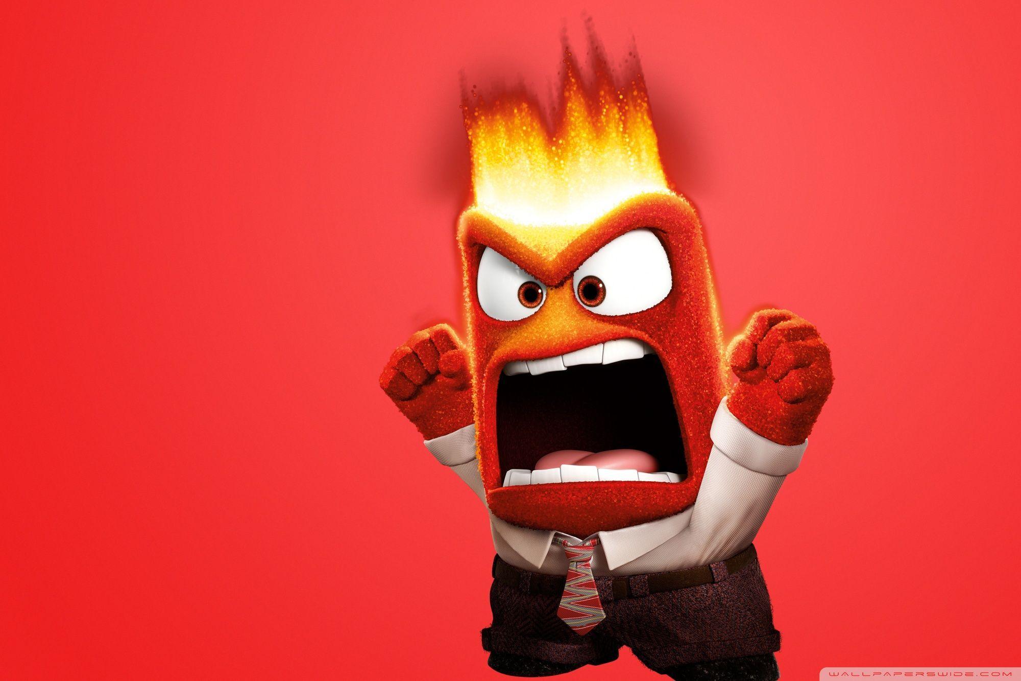 Inside Out 2015 Anger, Pixar HD desktop wallpaper