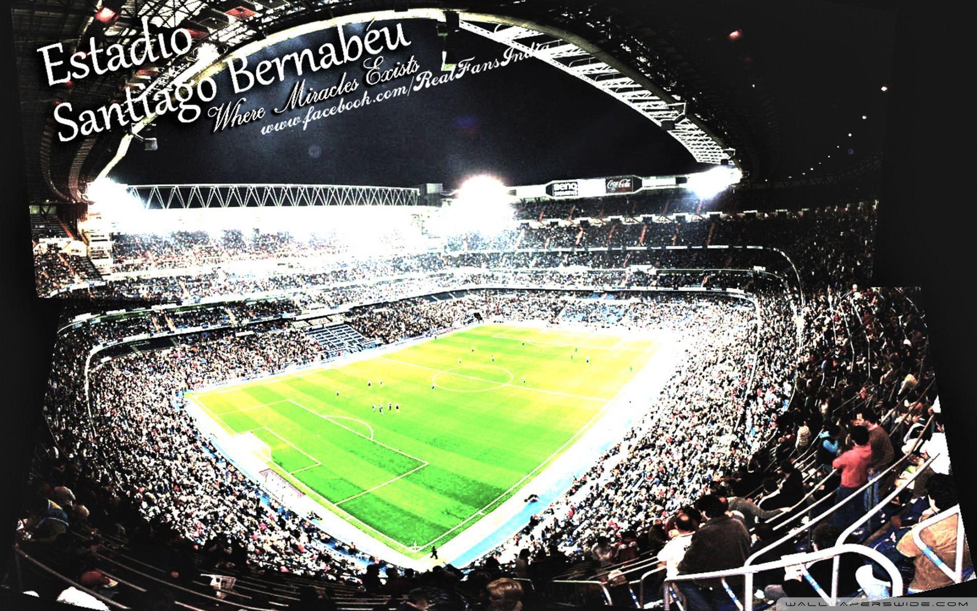 Estadio Santiago Bernabeu HD desktop wallpaper