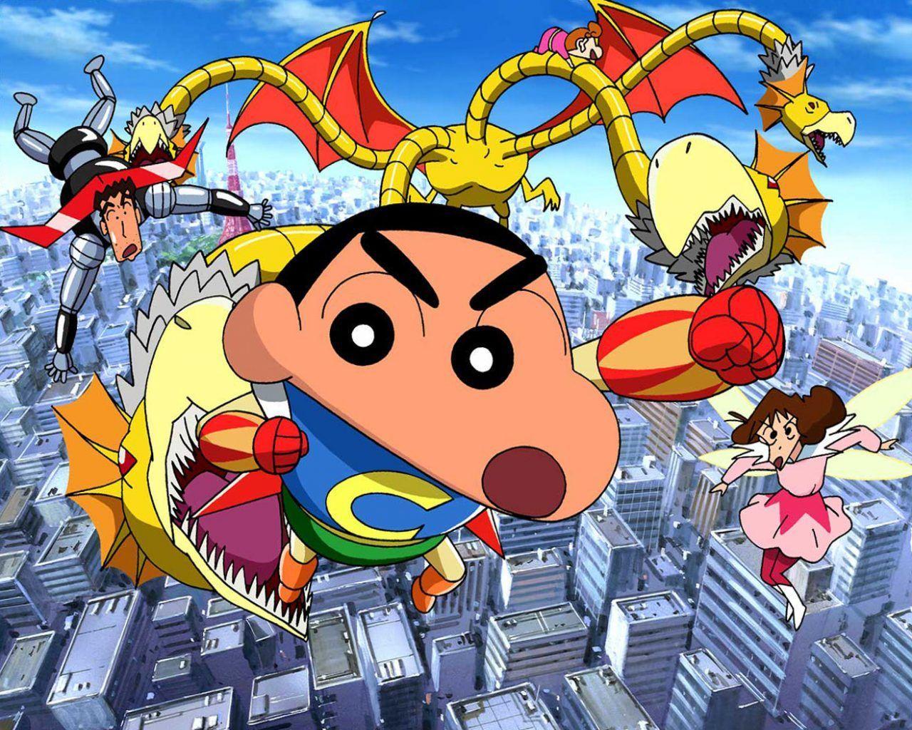 image about Shin Chan. Cartoon, Funny and Lost