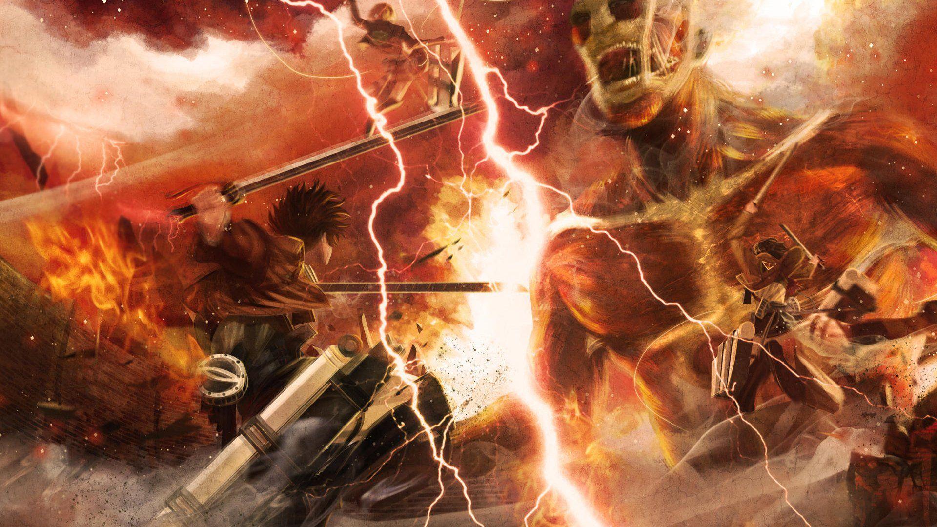 30+ Wallpaper Anime Attack On Titan keren tahun 2019