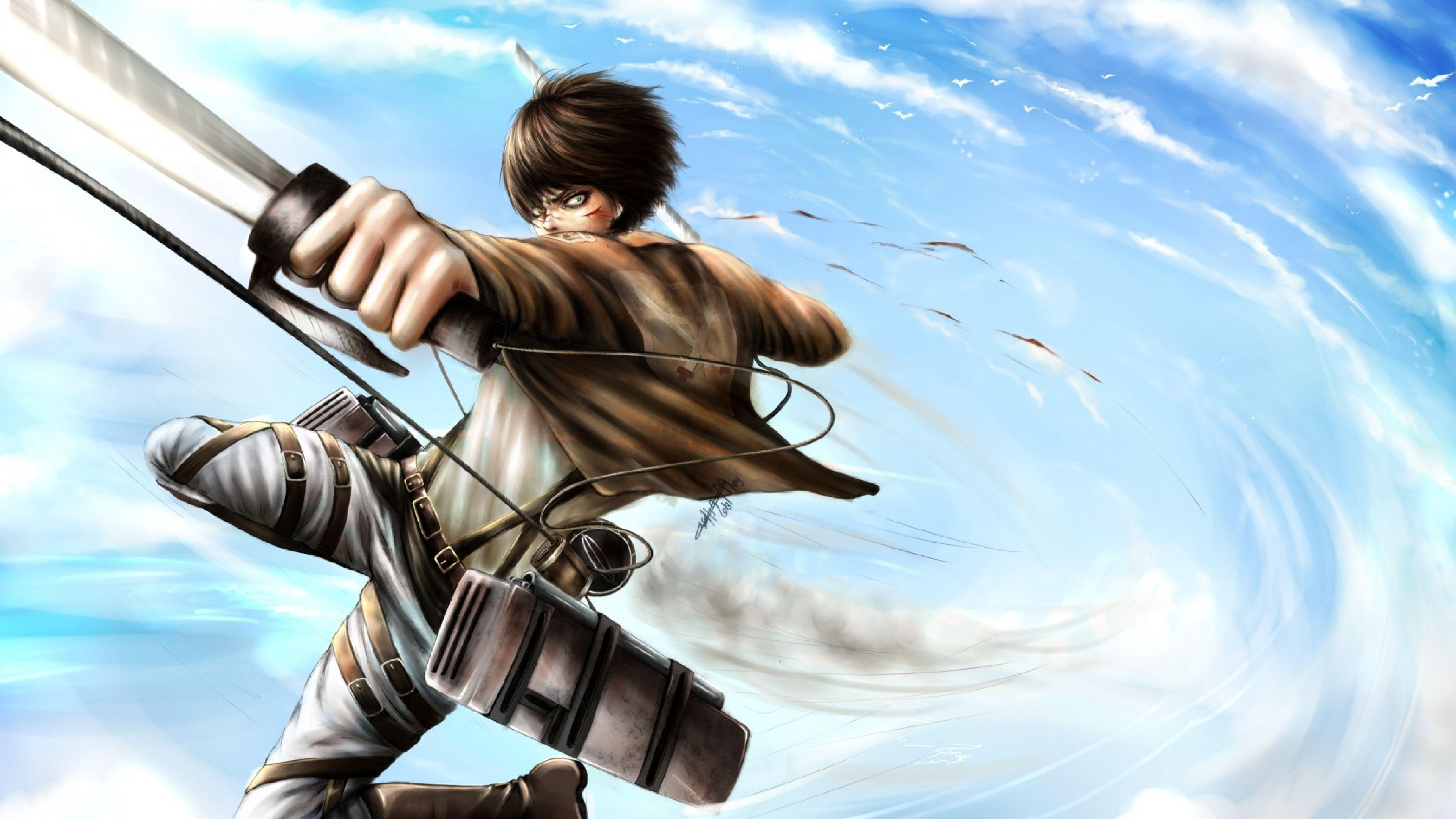 4K Ultra HD Attack on titan Wallpaper HD, Desktop Background