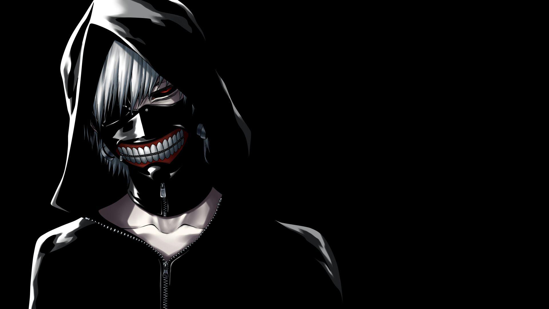 Wallpaper Masks Tokyo Ghoul Kaneki Ken Hood headgear Guys Anime