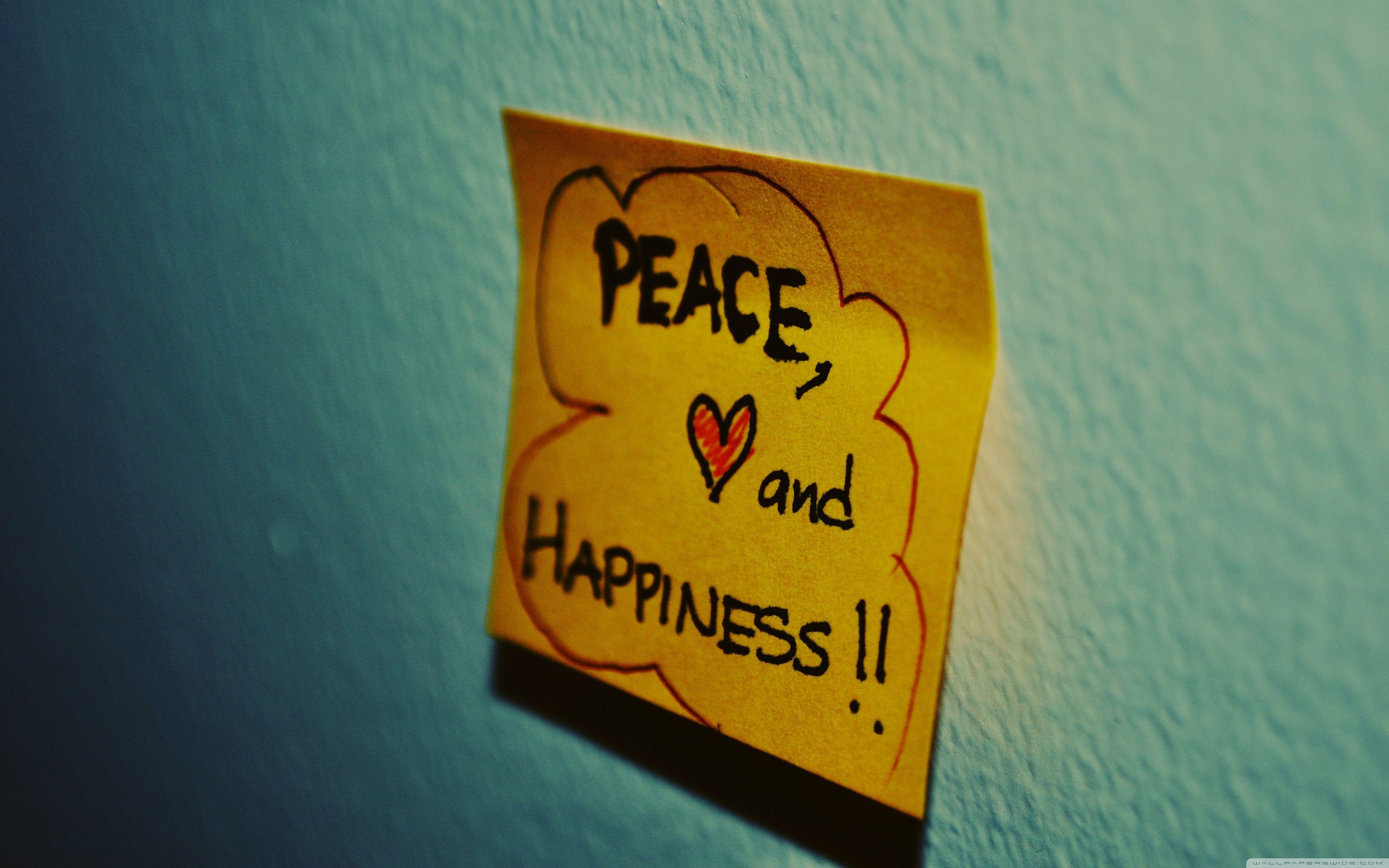Peace, Love And Happiness HD desktop wallpaper, High Definition