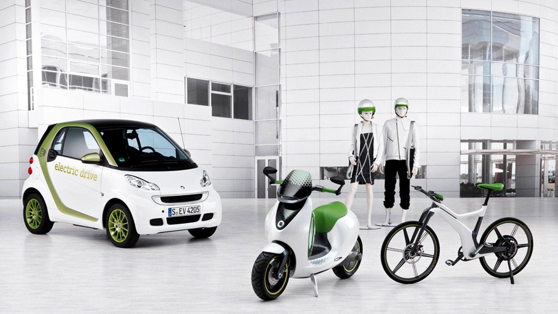 Smart Electric Scooter Wallpaper