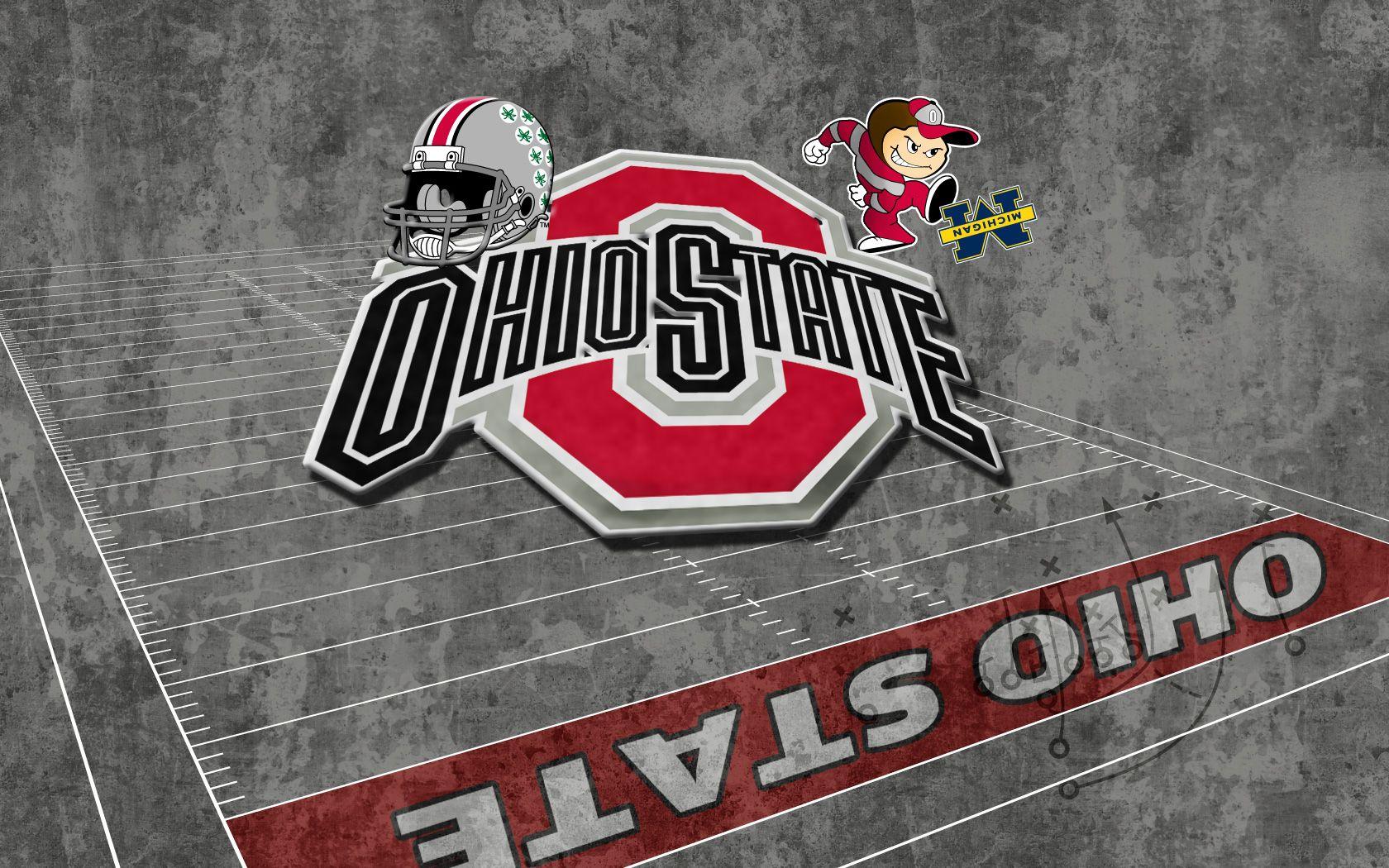 Celebrate The Game With Ohio State & Michigan Wallpaper