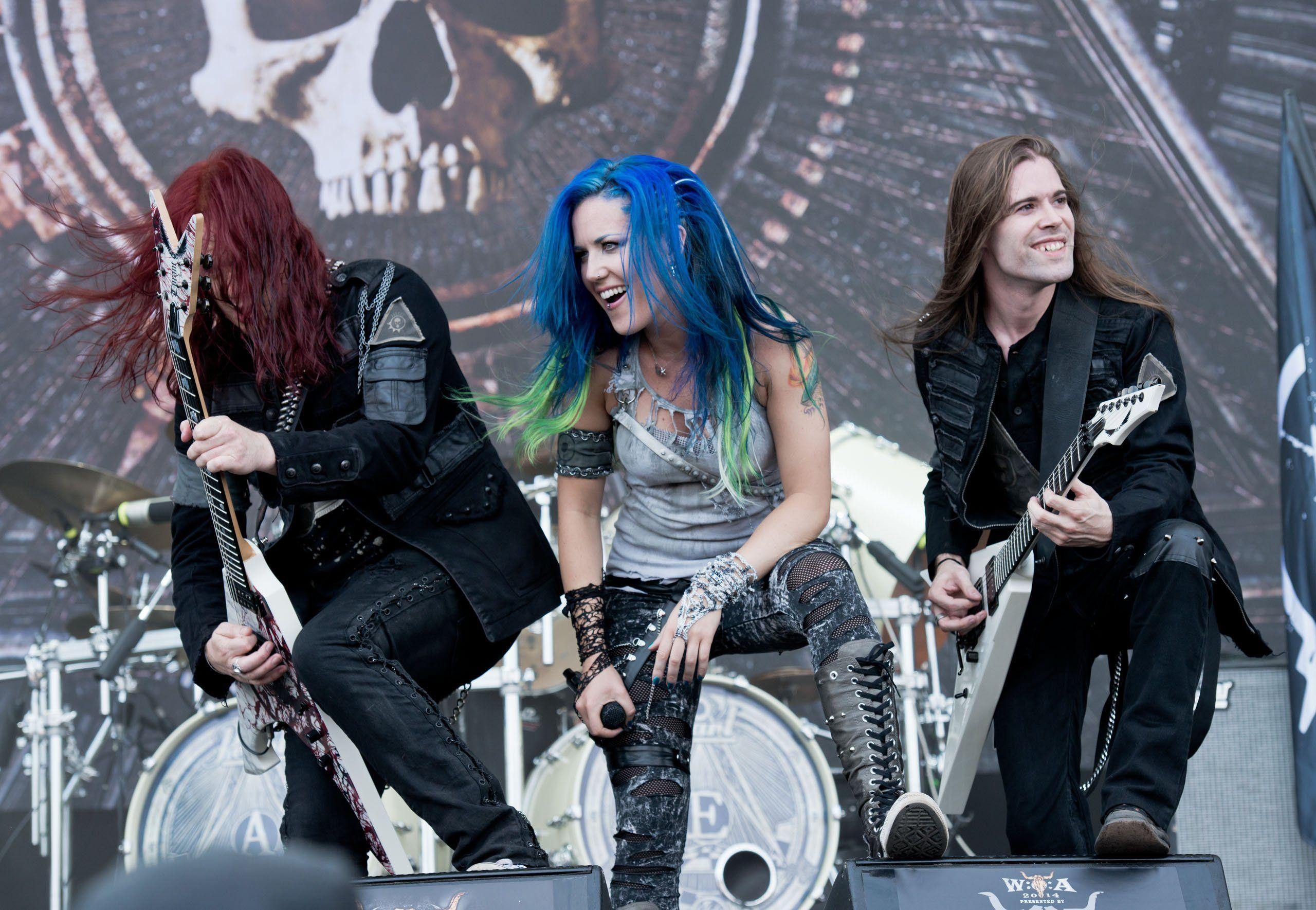ARCH ENEMY death metal heavy progressive thrash concert singer