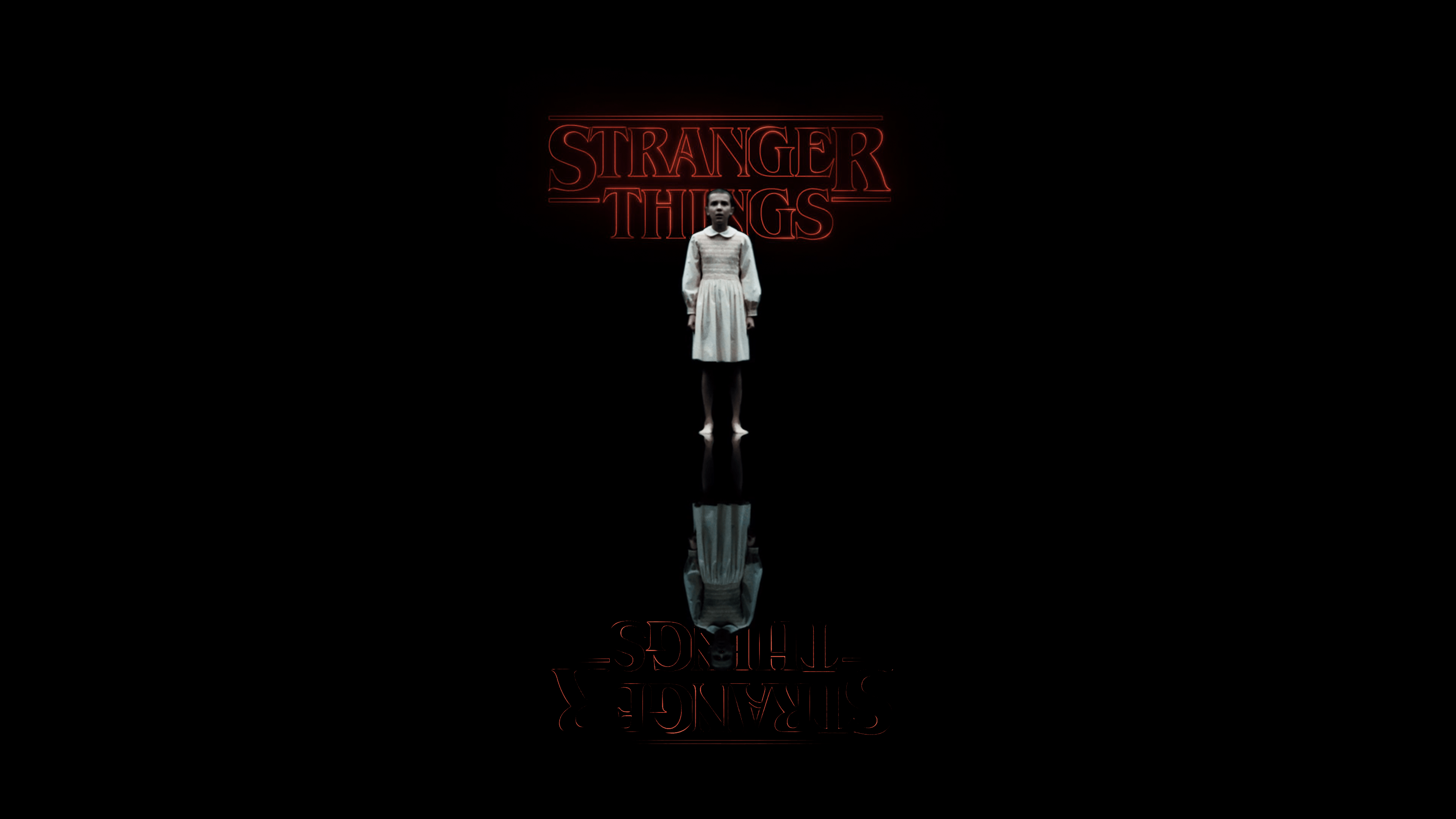 I just made a simple UHD(4k) Stranger Things wallpaper!OC