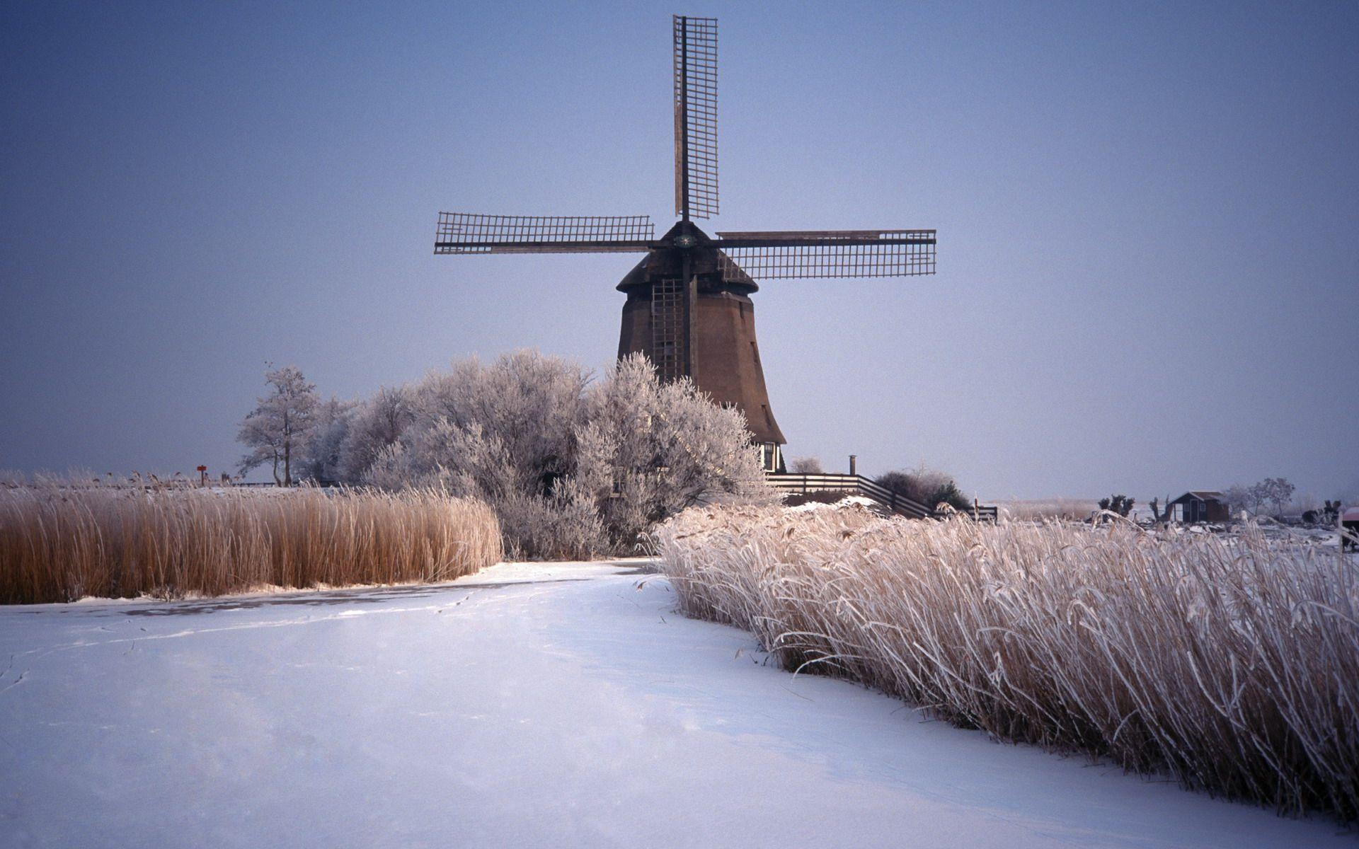 Нидерланды зима