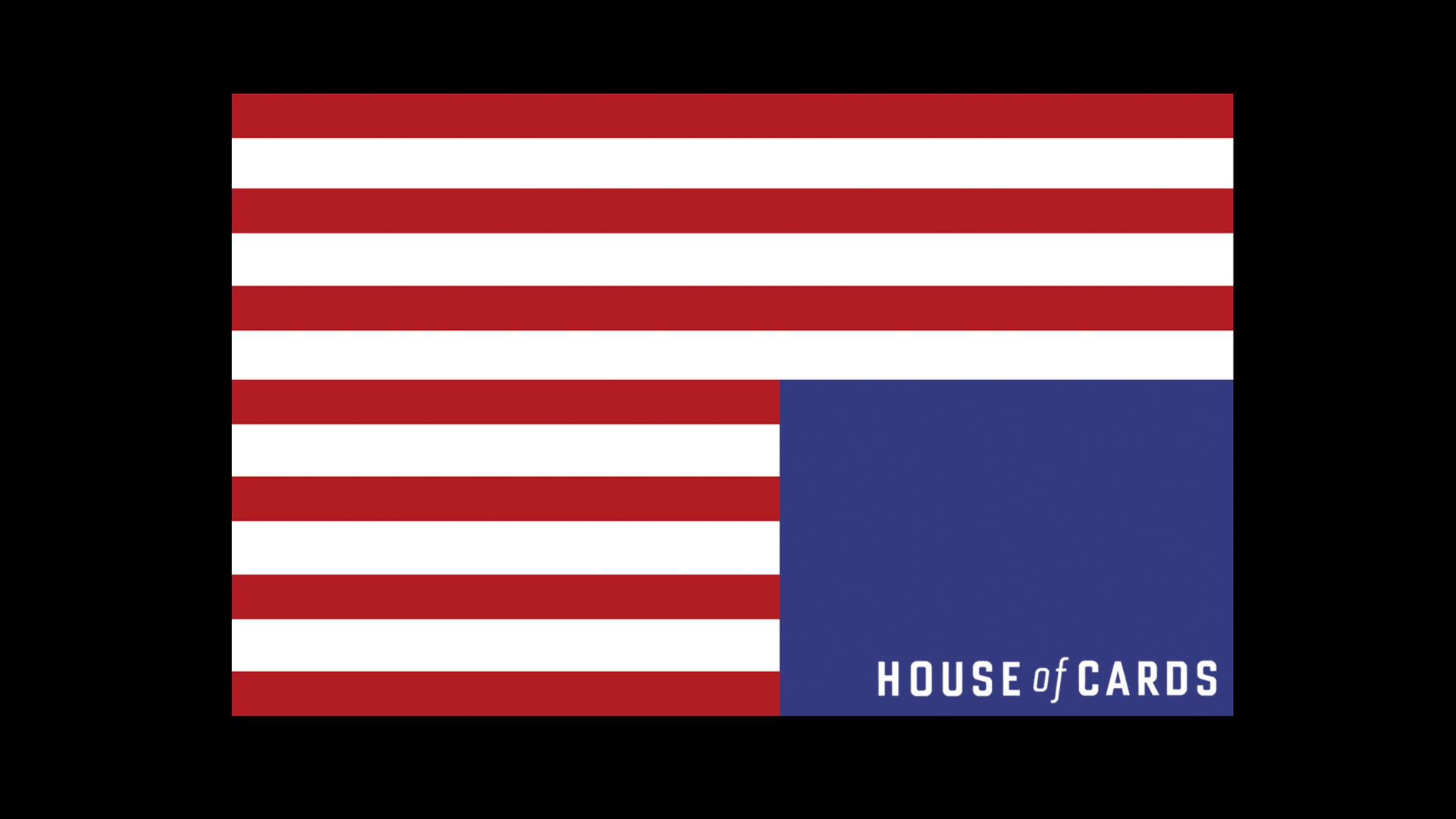 Minimalistic House of Cards Wallpaper