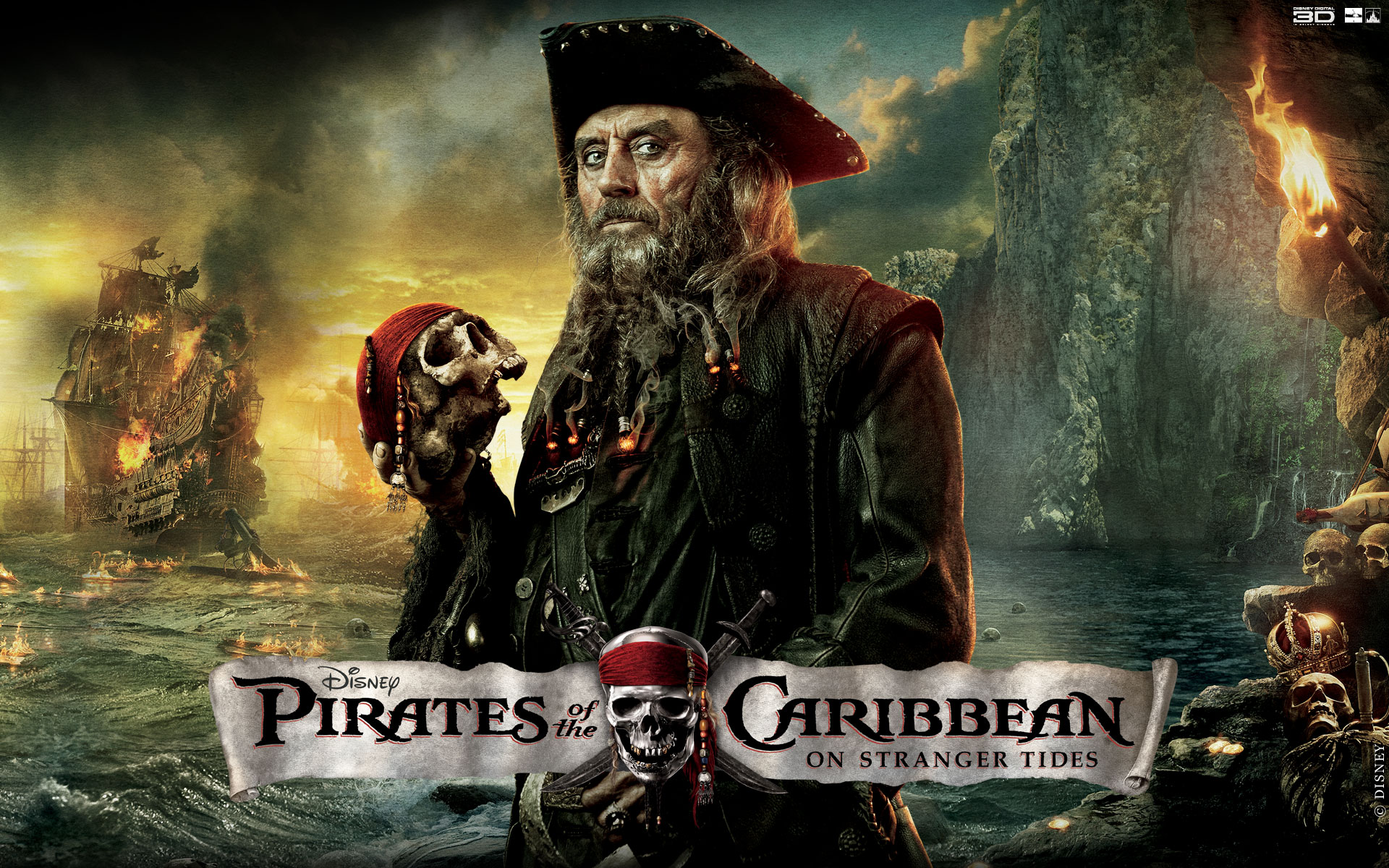 On Stranger Tides of the Caribbean Wallpaper