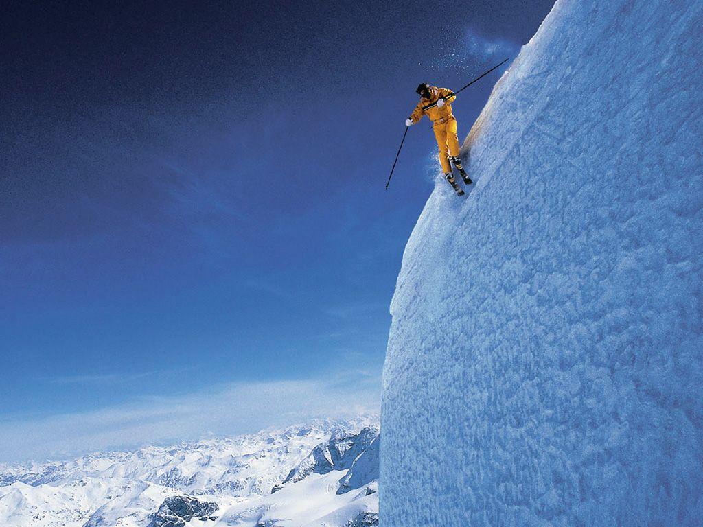 Mind Blowing Extreme Skiing Wallpaper