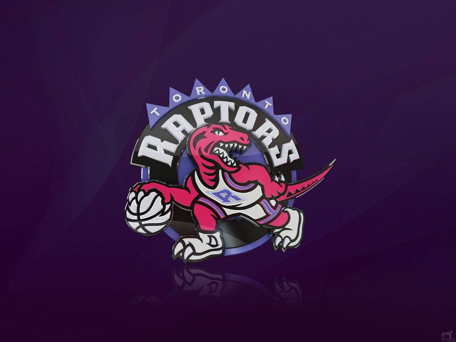 Toronto Raptors 3D Logo Wallpaper. Basketball Wallpaper at