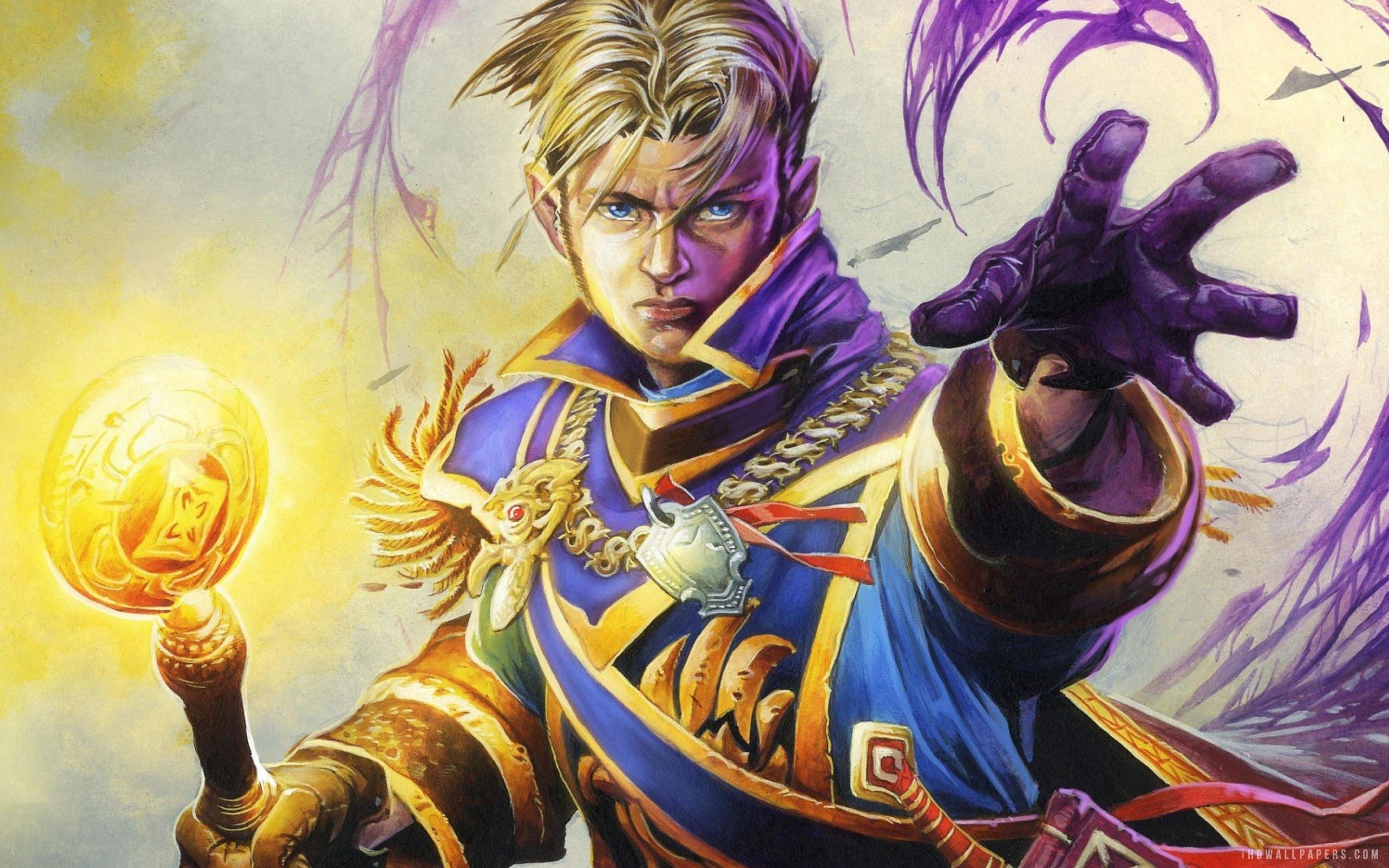 Anduin Wrynn in Hearthstone Heroes of Warcraft HD Wallpaper