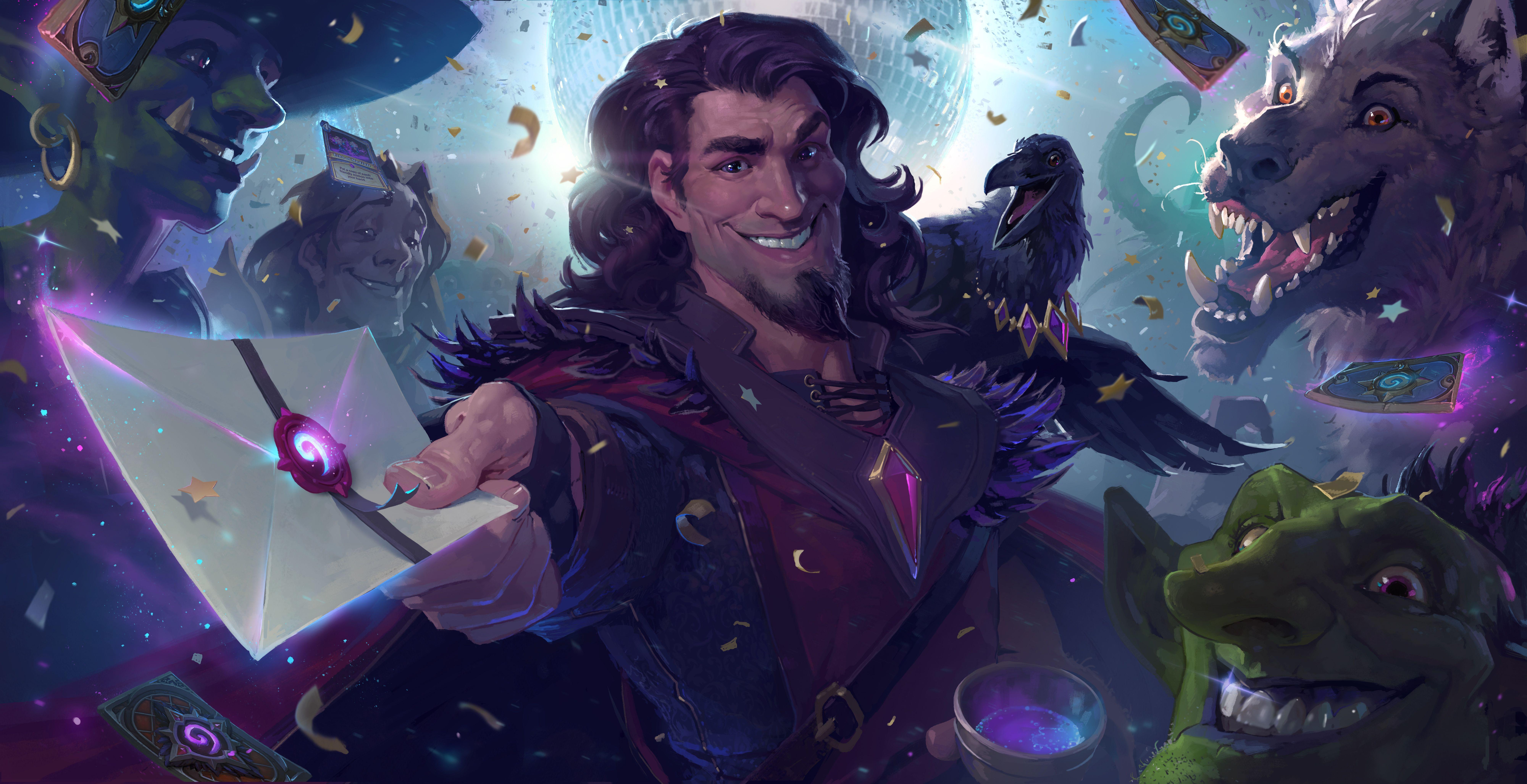 Wallpaper Demonwrath, Hearthstone, Heroes of Warcraft, Games