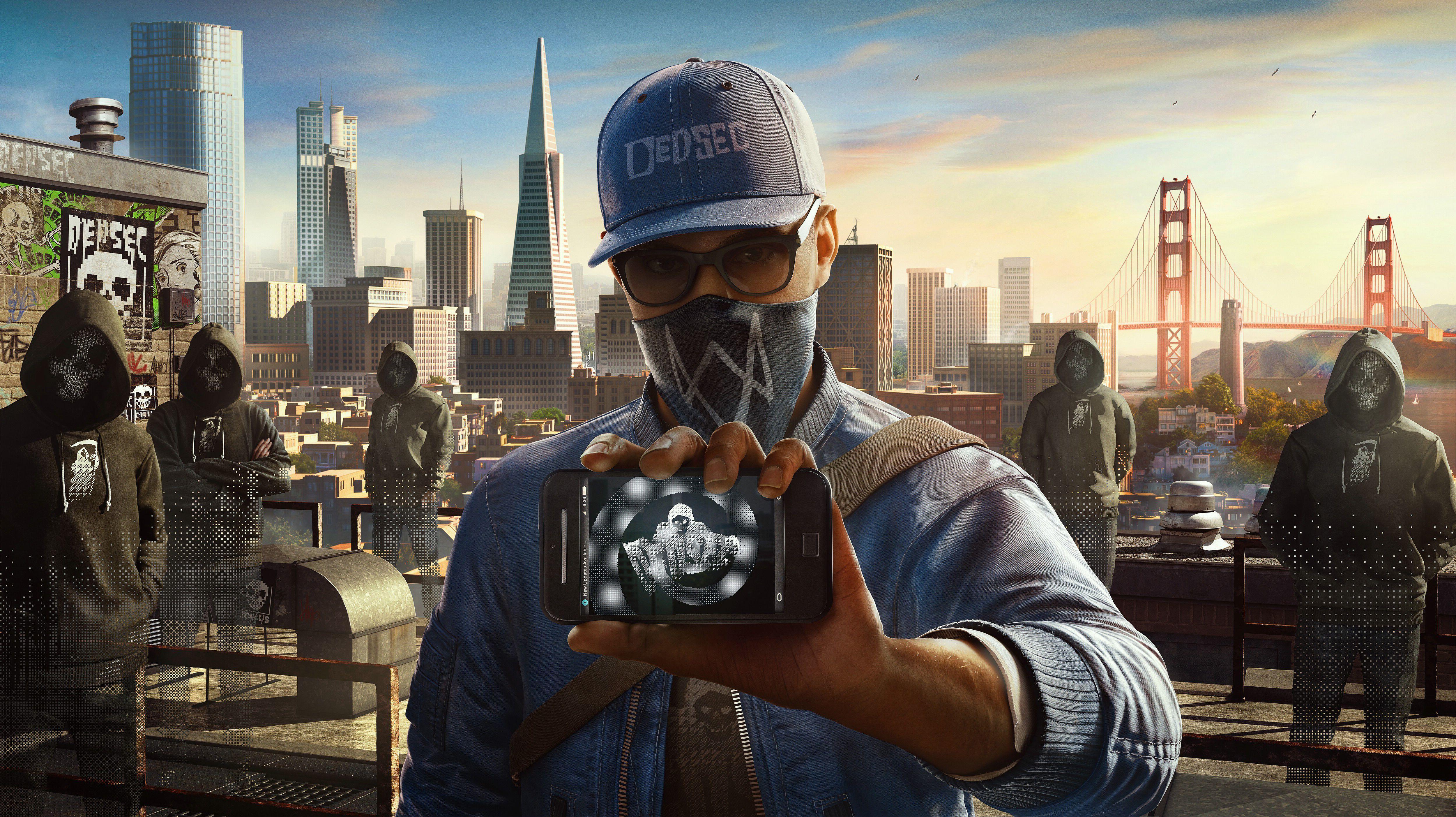 Watch Dogs 2 Game Desktop Wallpaper Background Image