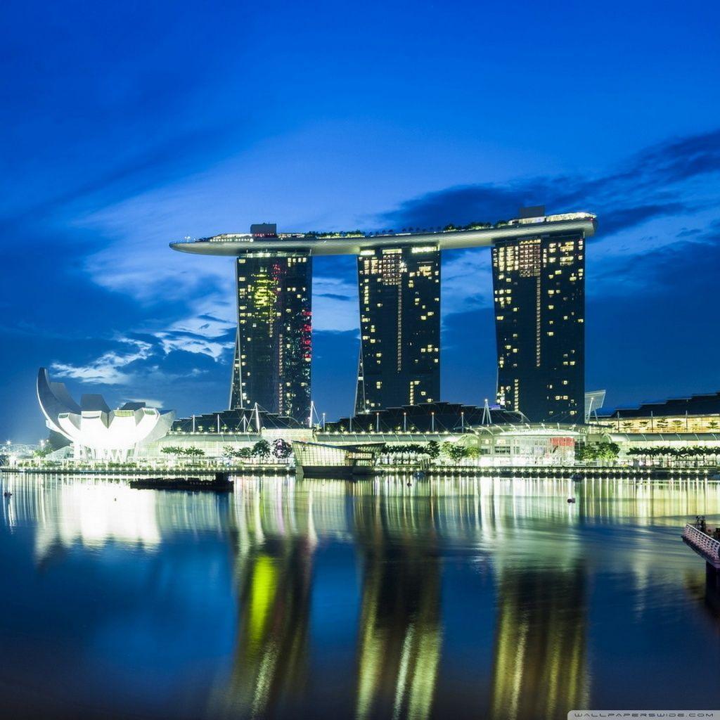Singapore Skyline HD desktop wallpaper, Widescreen, High
