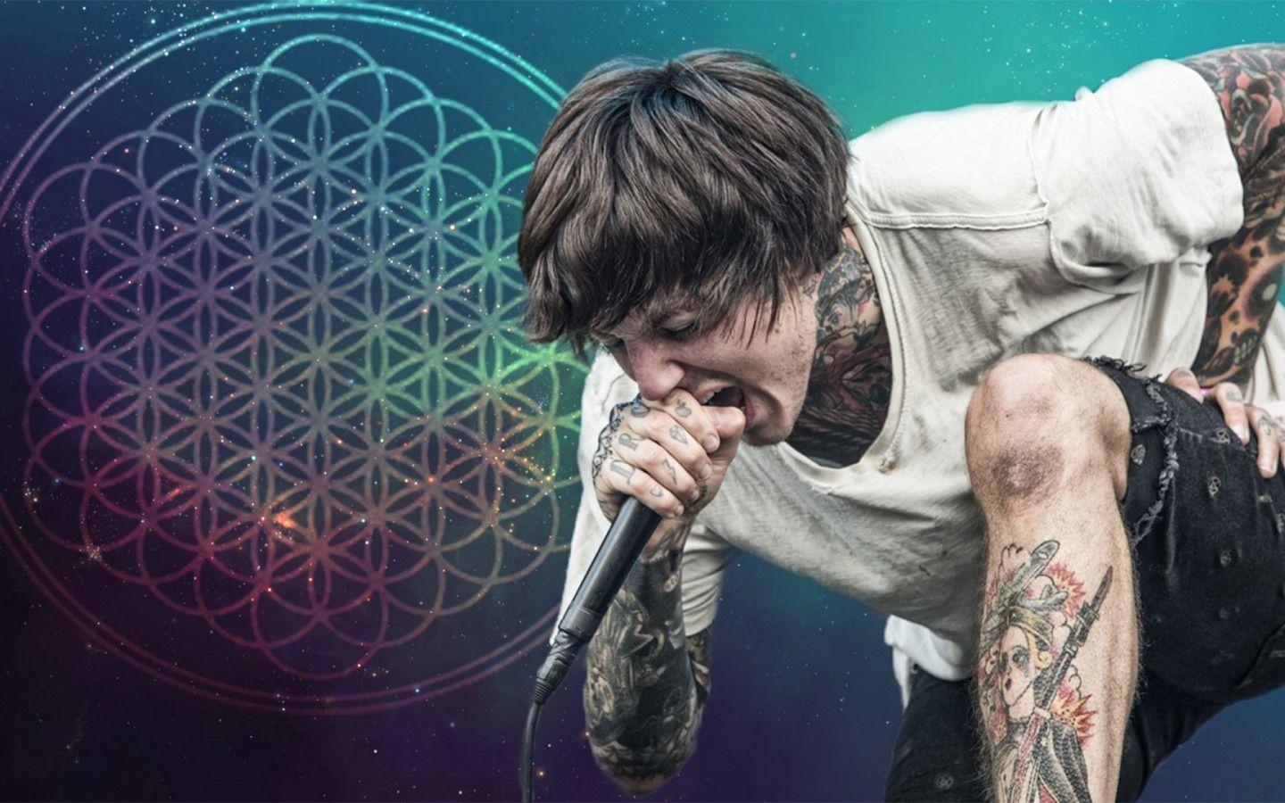Download Wallpaper space, Oliver Sykes, space, Bring me