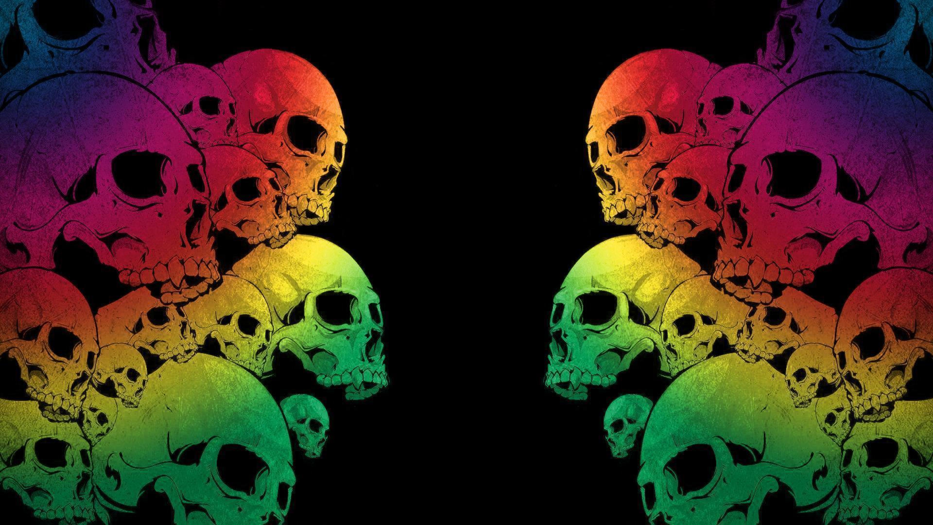 sugar skulls desktop wallpaper