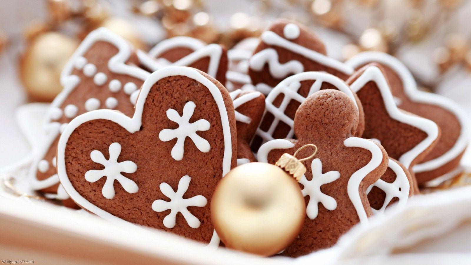 Gingerbread Cookies, 1600x900 pixels, Wallpaper tagged Cake