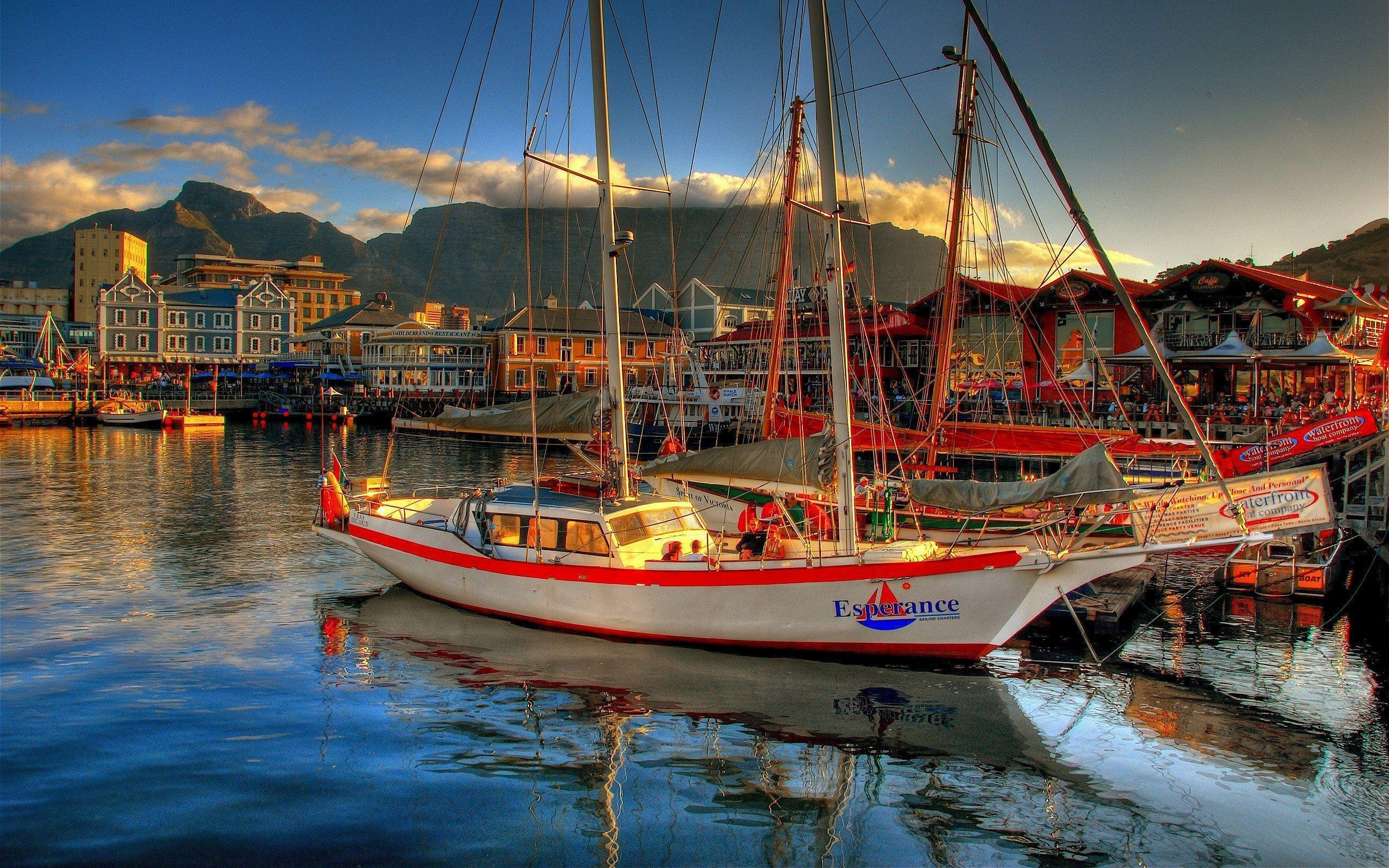 Harbour South Africa Wallpaper