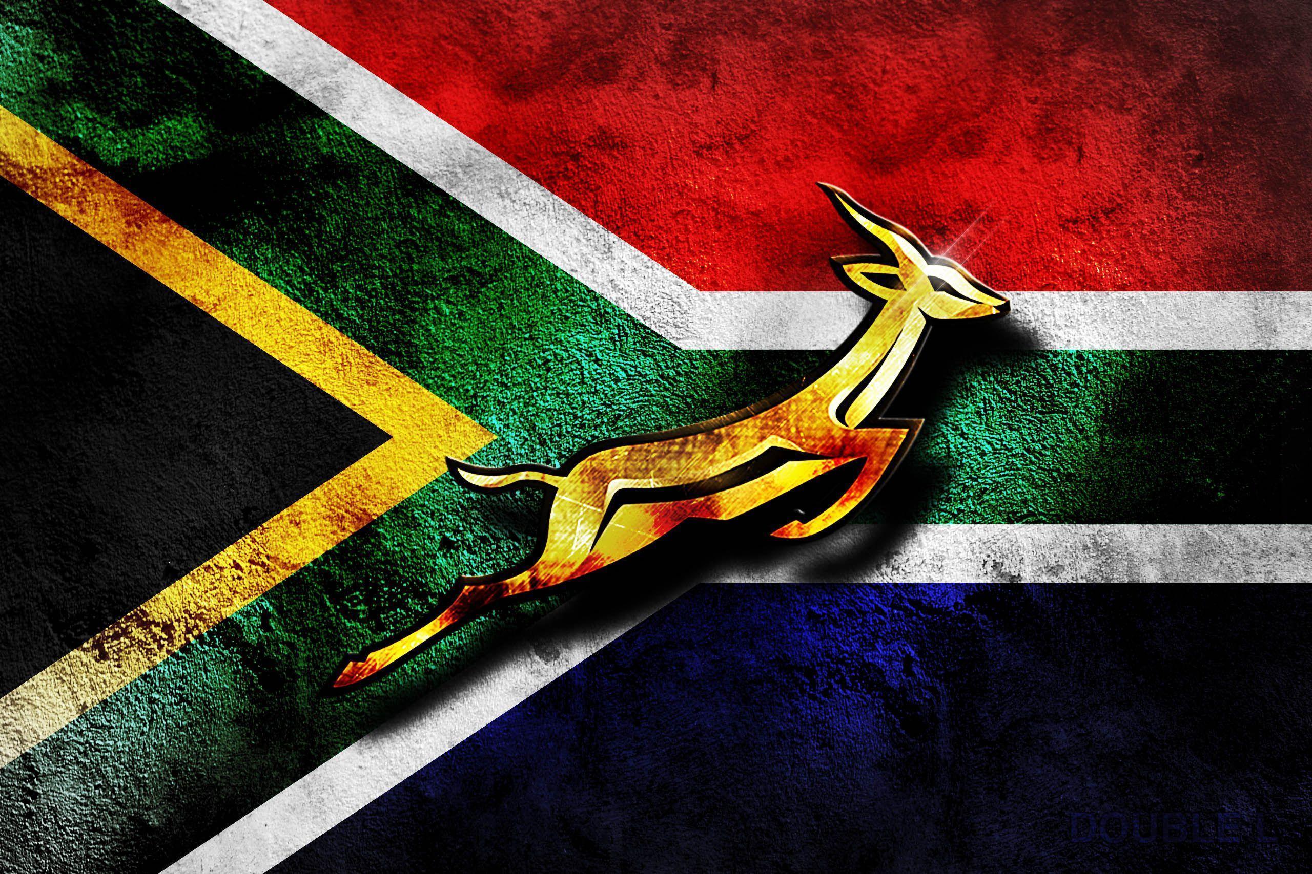 South african Rugby flag, Desktop and mobile wallpaper
